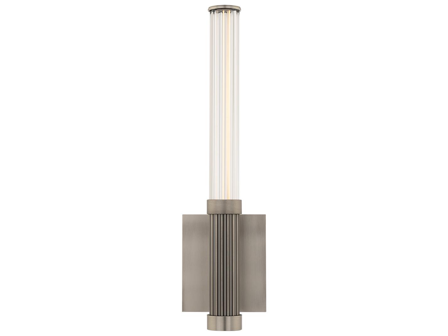 Modern Forms Ribeye 1-Light Brushed Nickel Wall Sconce