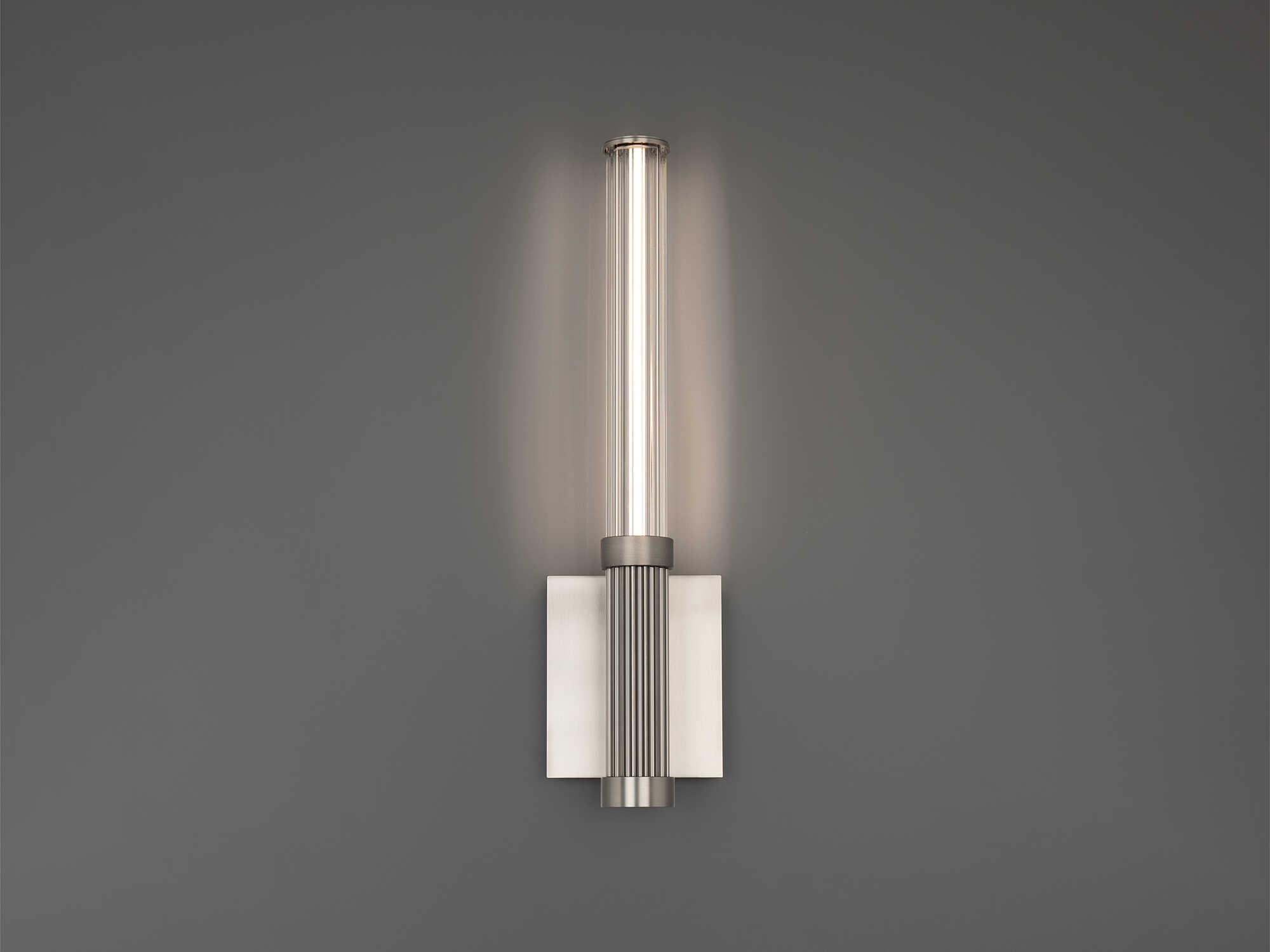 Modern Forms Ribeye 1-Light Brushed Nickel Wall Sconce