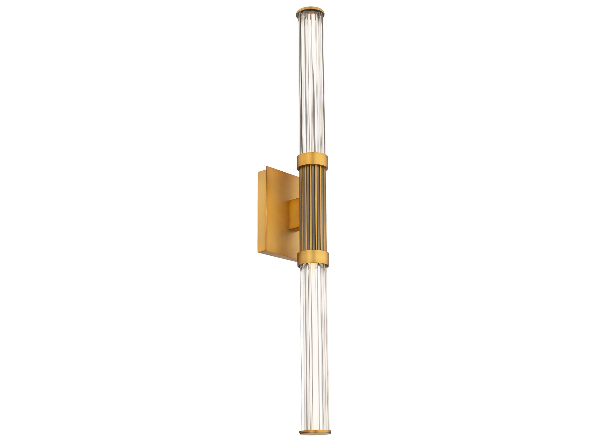 Modern Forms Ribeye 2-Light Aged Brass Wall Sconce