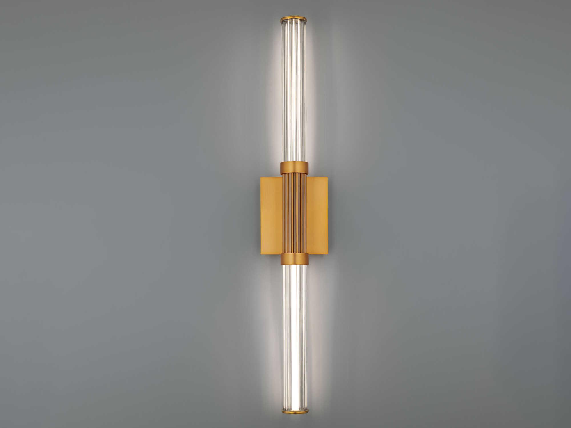 Modern Forms Ribeye 2-Light Aged Brass Wall Sconce