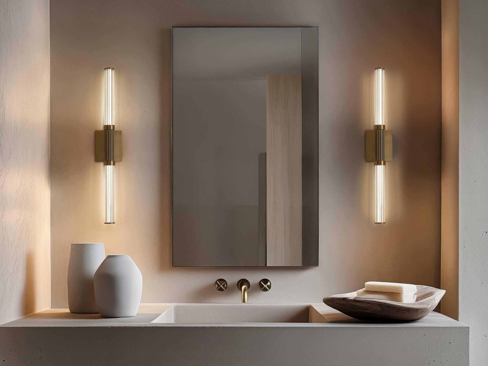 Modern Forms Ribeye 2-Light Aged Brass Wall Sconce