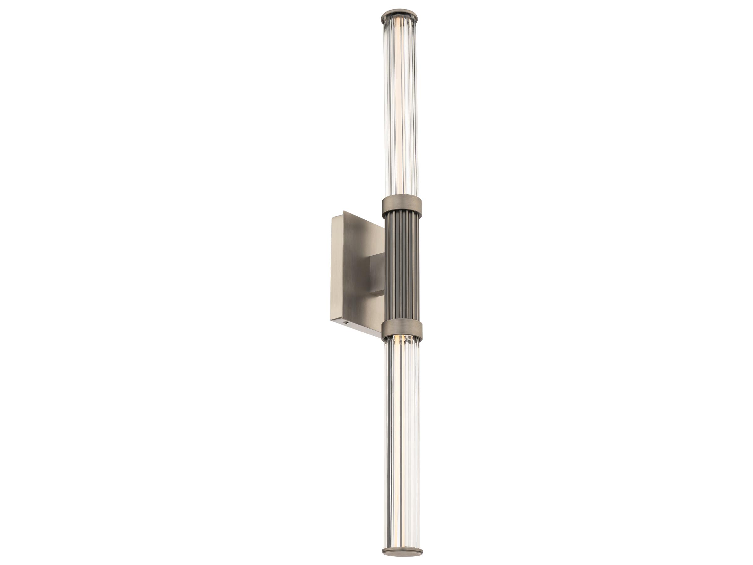 Modern Forms Ribeye 2-Light Brushed Nickel Wall Sconce