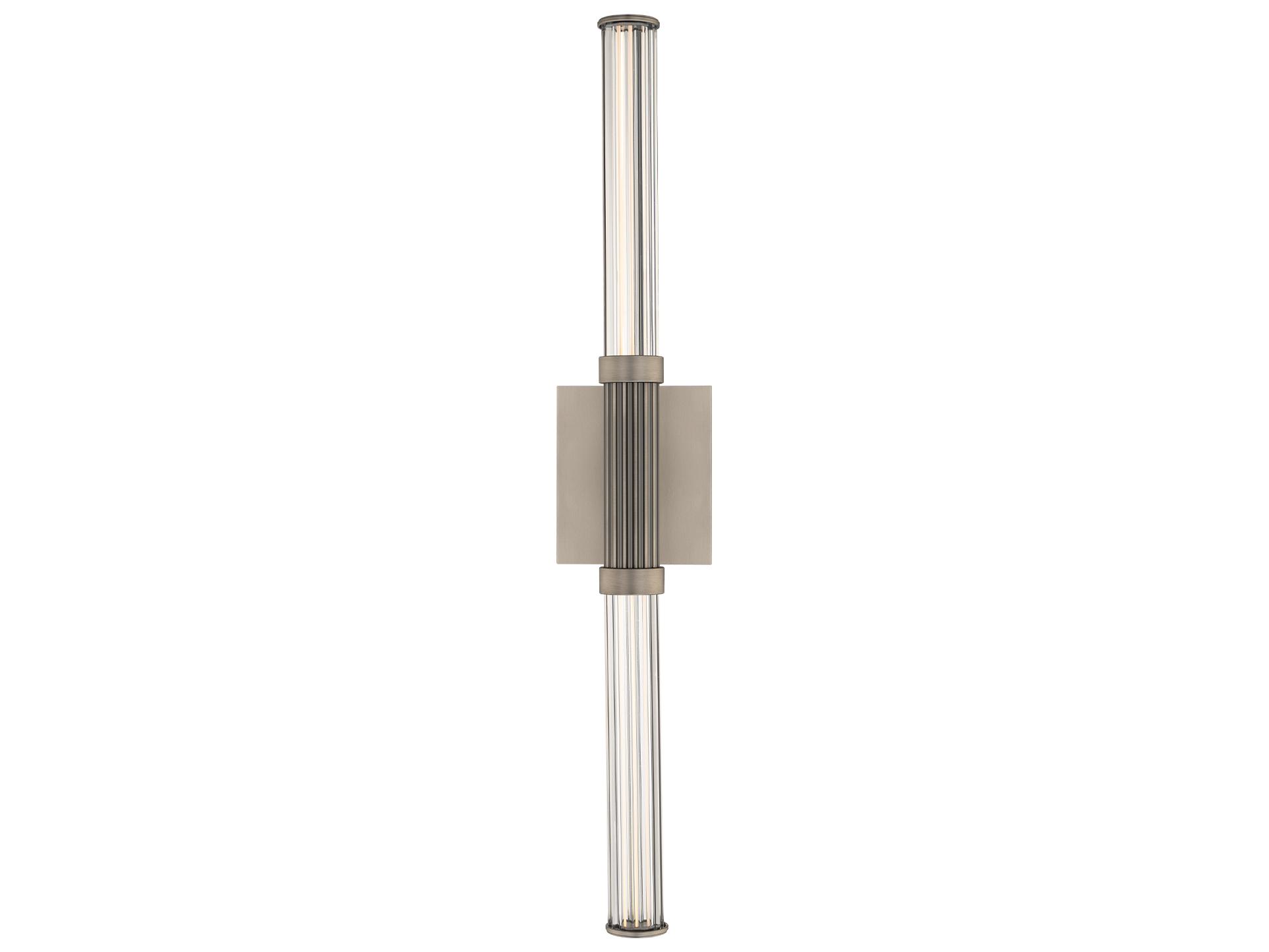 Modern Forms Ribeye 2-Light Brushed Nickel Wall Sconce