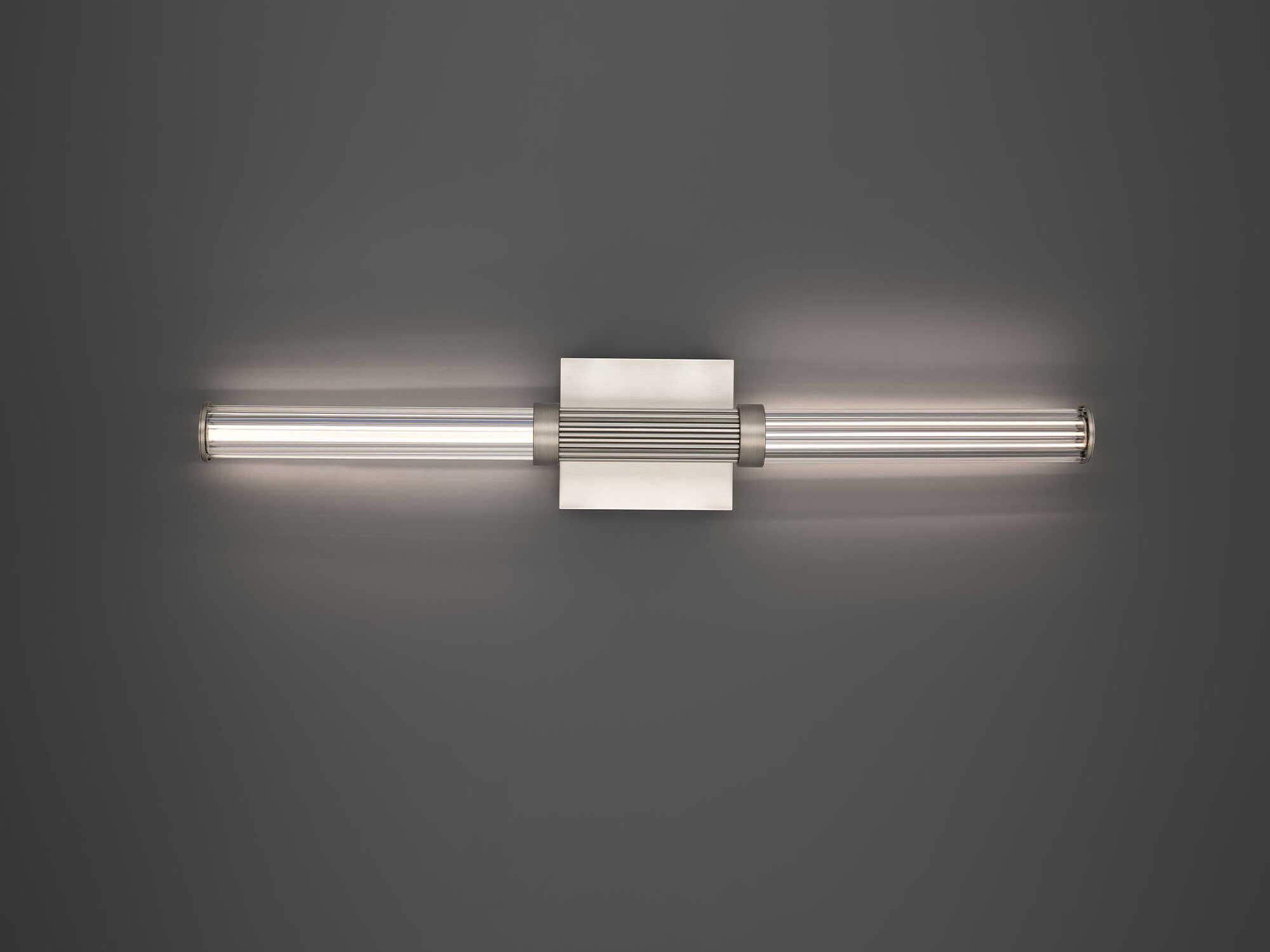 Modern Forms Ribeye 2-Light Brushed Nickel Wall Sconce