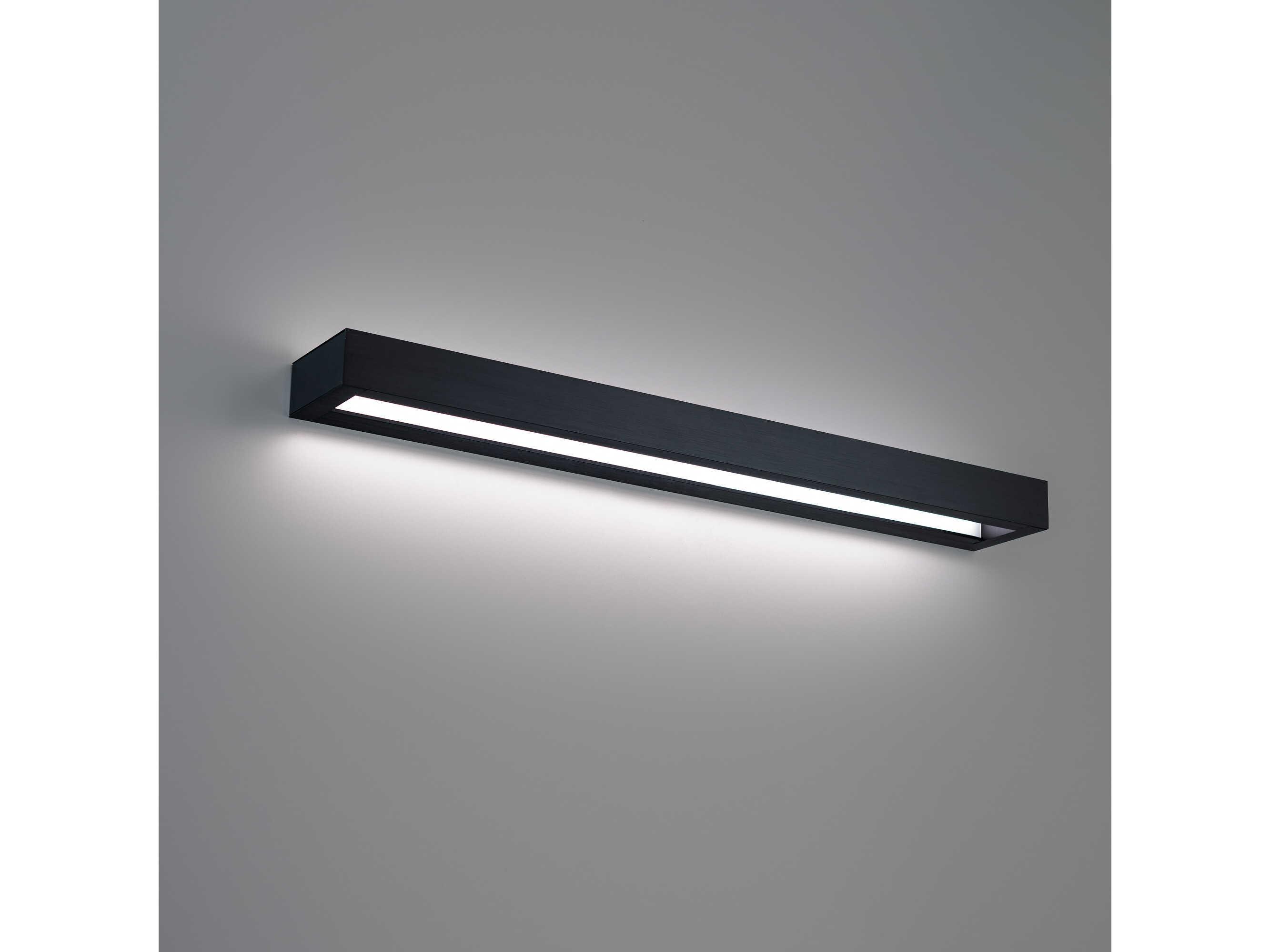 Modern Forms Open Bar 1-Light Black LED Vanity Light