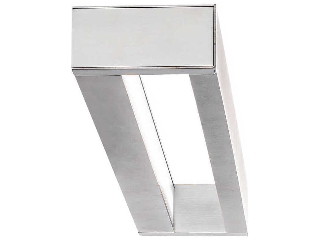 Modern Forms Open Bar 1-Light Brushed Nickel LED Vanity Light