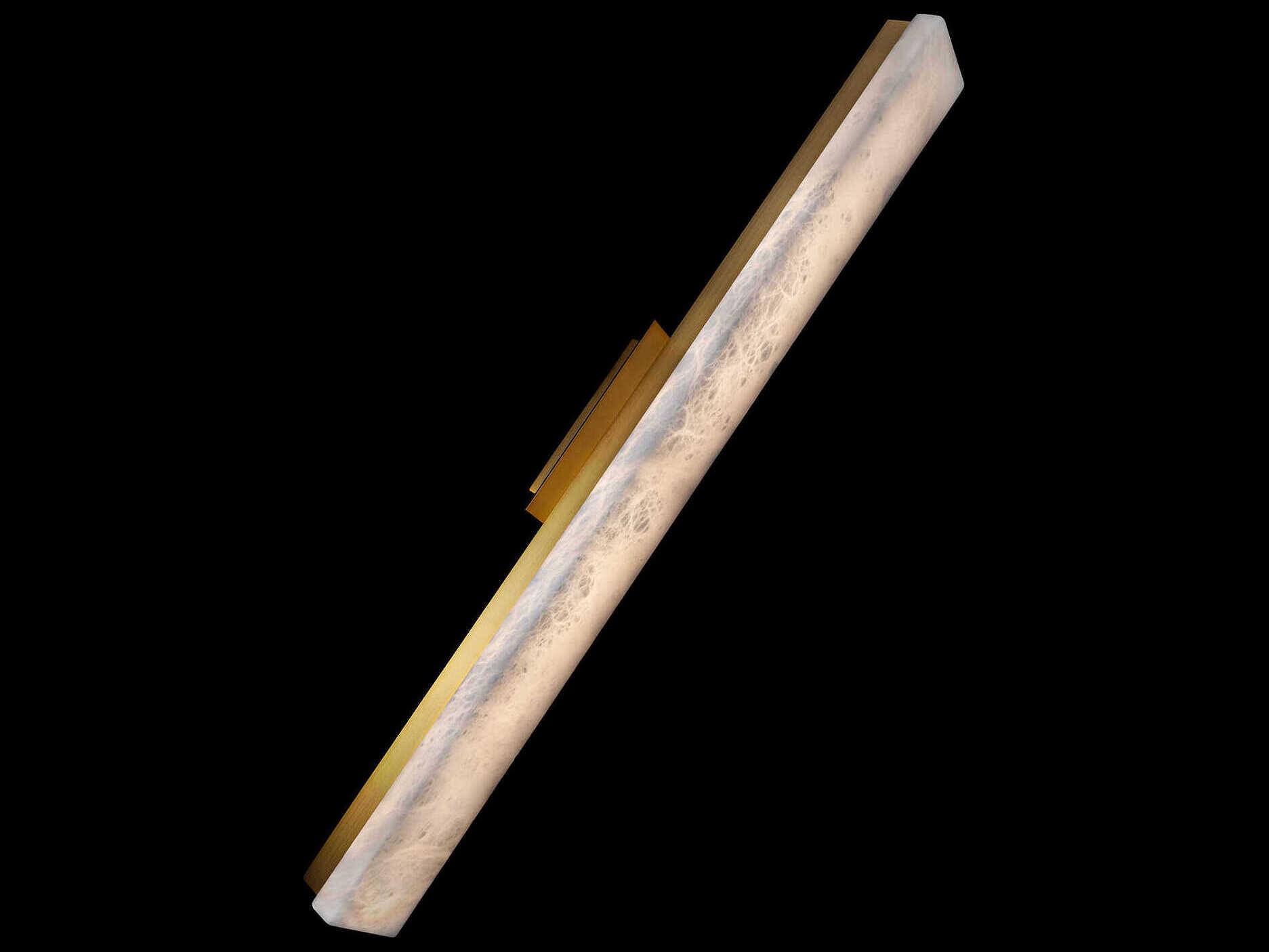 Modern Forms Lanza 1-Light Aged Brass Vanity Light