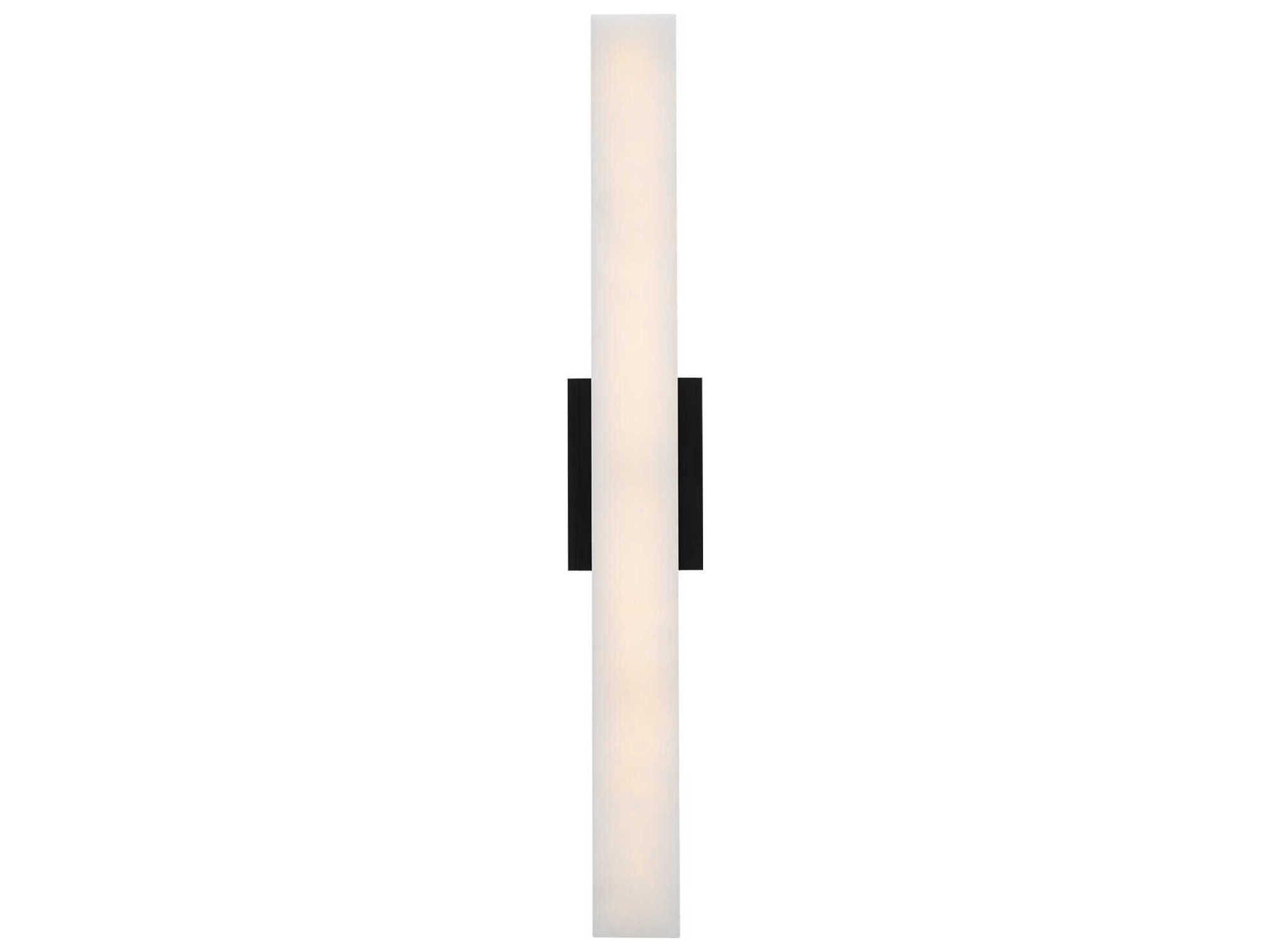 Modern Forms Lanza 1-Light Black Vanity Light