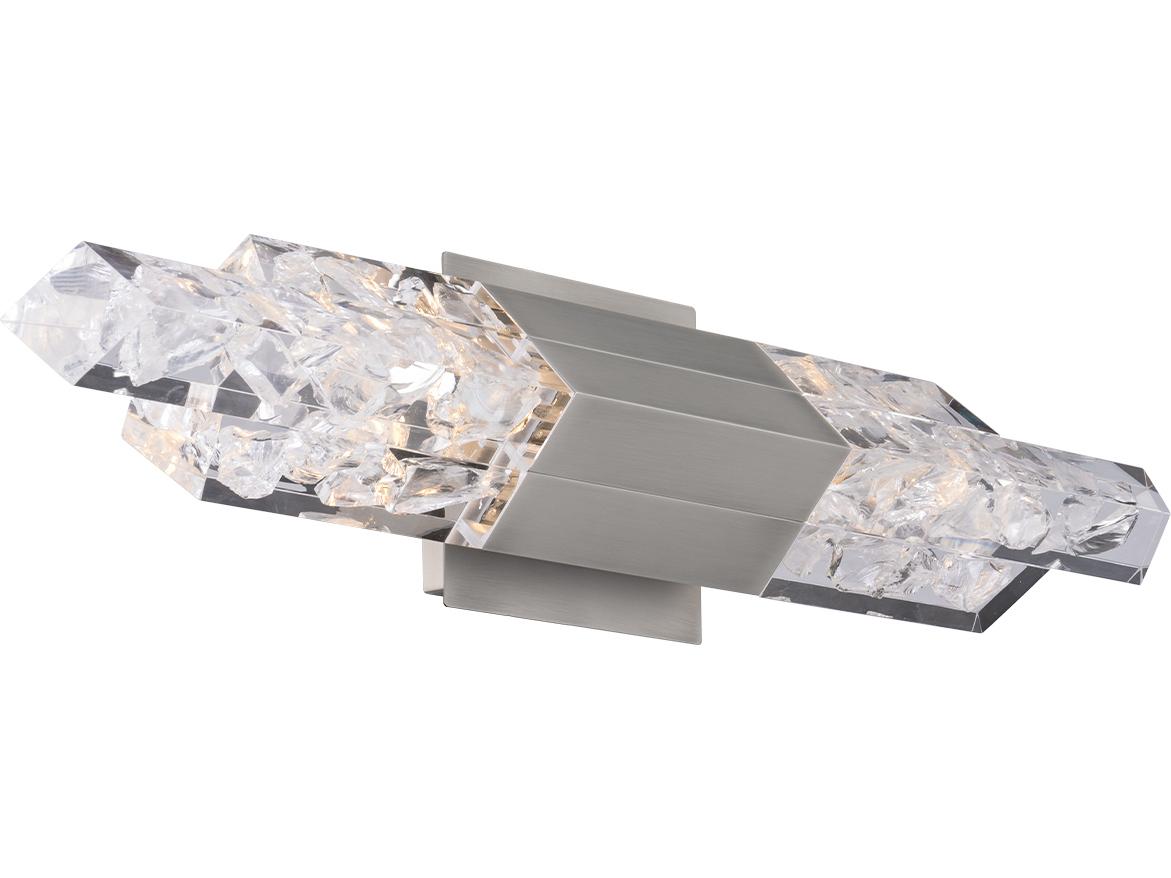 Modern Forms Montage 1-Light Brushed Nickel Vanity Light