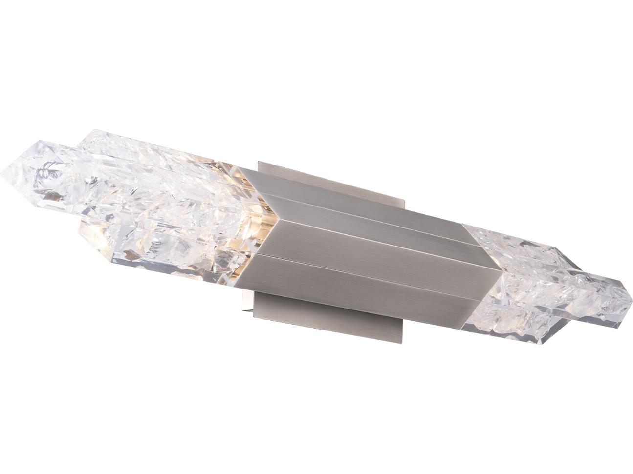 Modern Forms Montage 1-Light Brushed Nickel Vanity Light