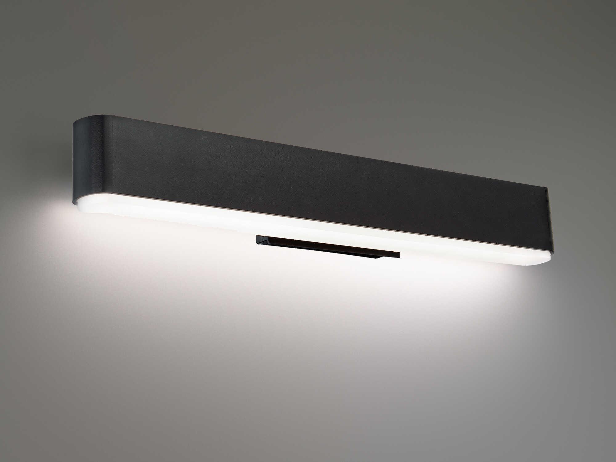 Modern Forms 1-Light Black LED Vanity Light