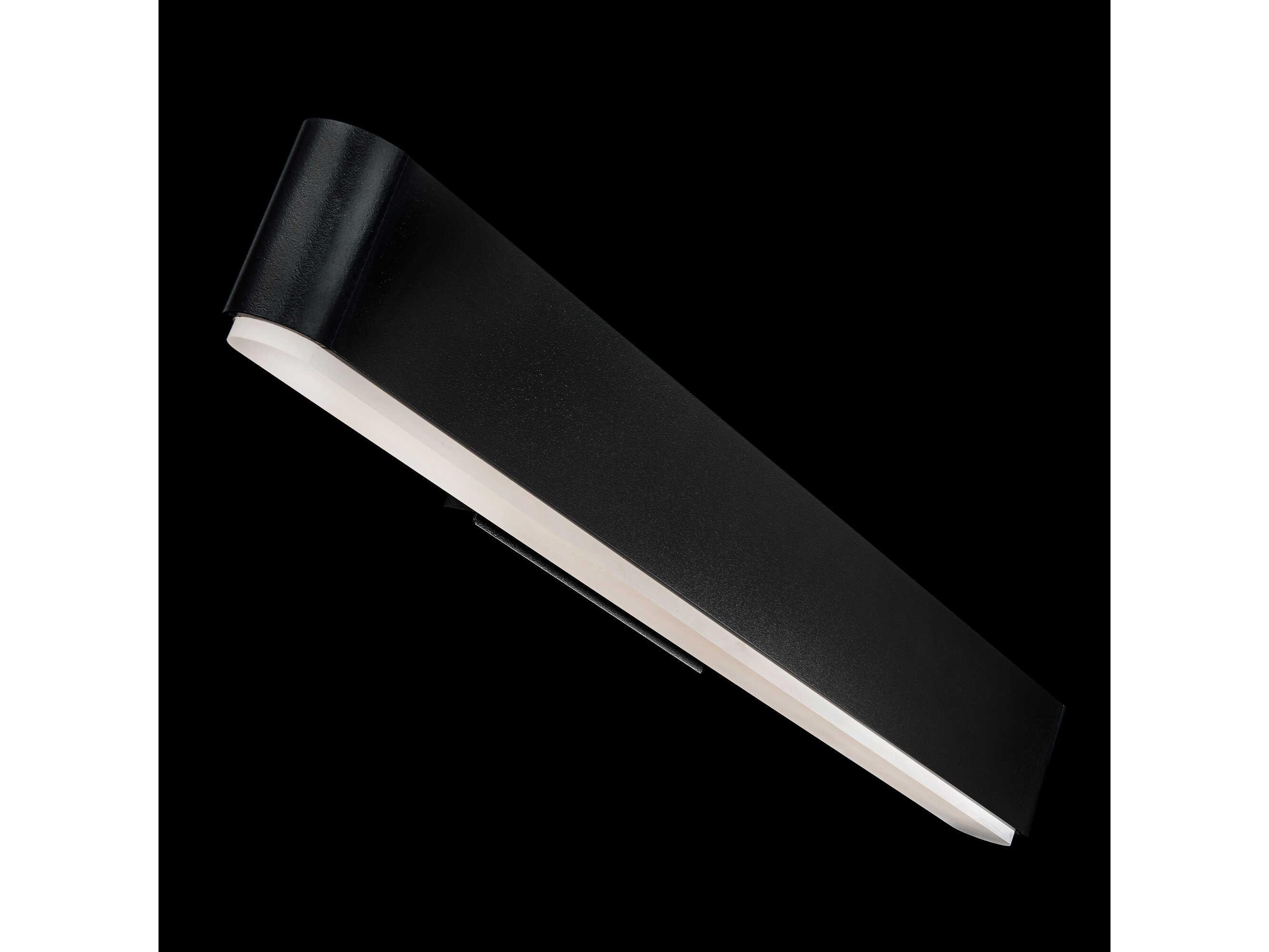 Modern Forms 1-Light Black LED Vanity Light