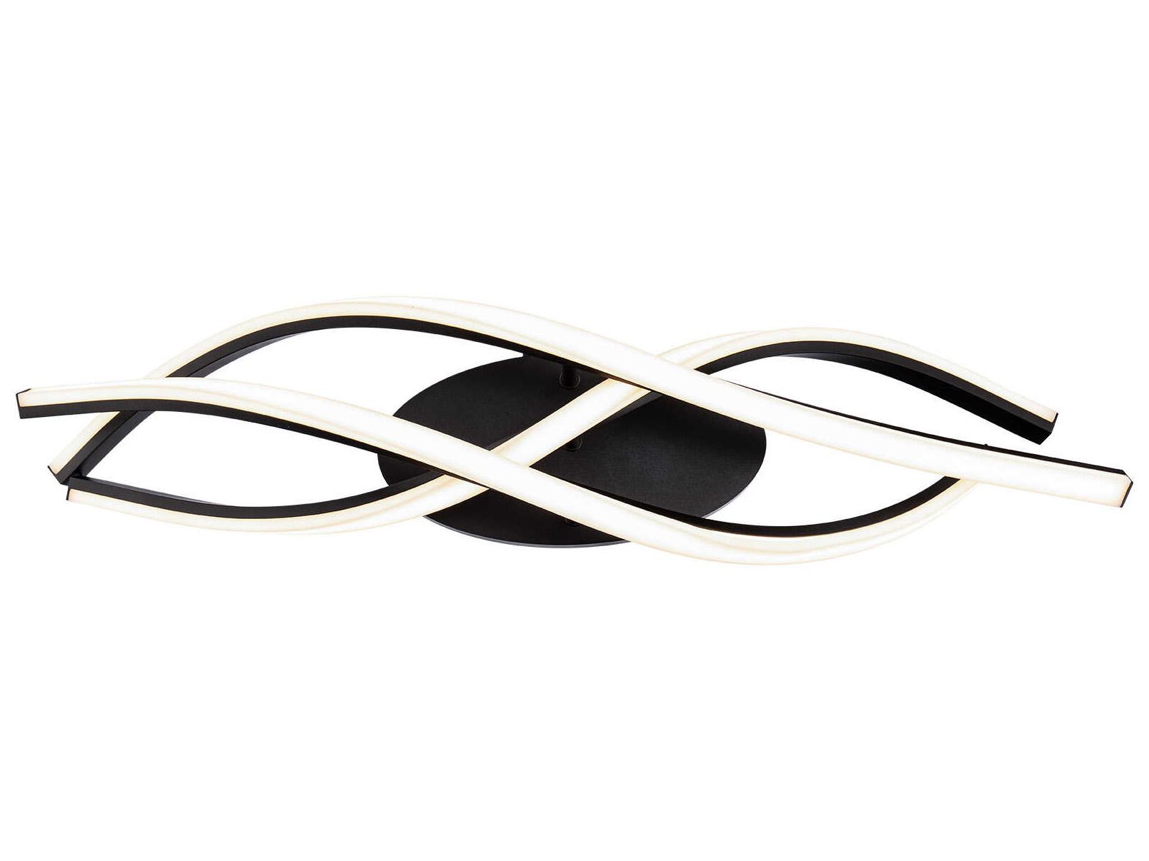 Modern Forms Lior 1-Light Black LED Vanity Light