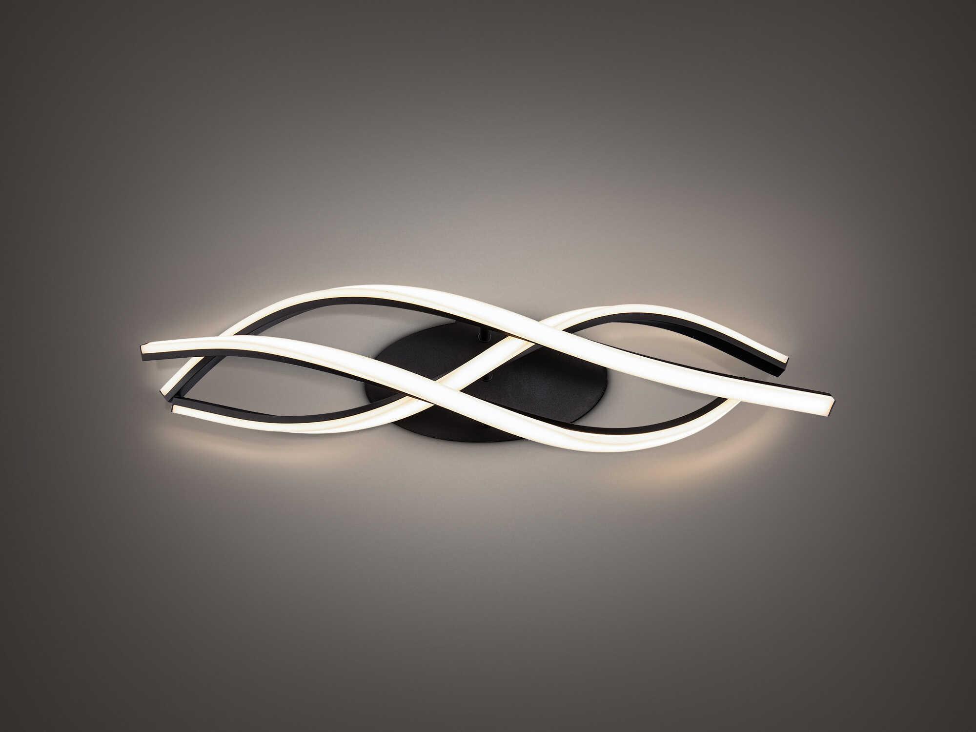 Modern Forms Lior 1-Light Black LED Vanity Light