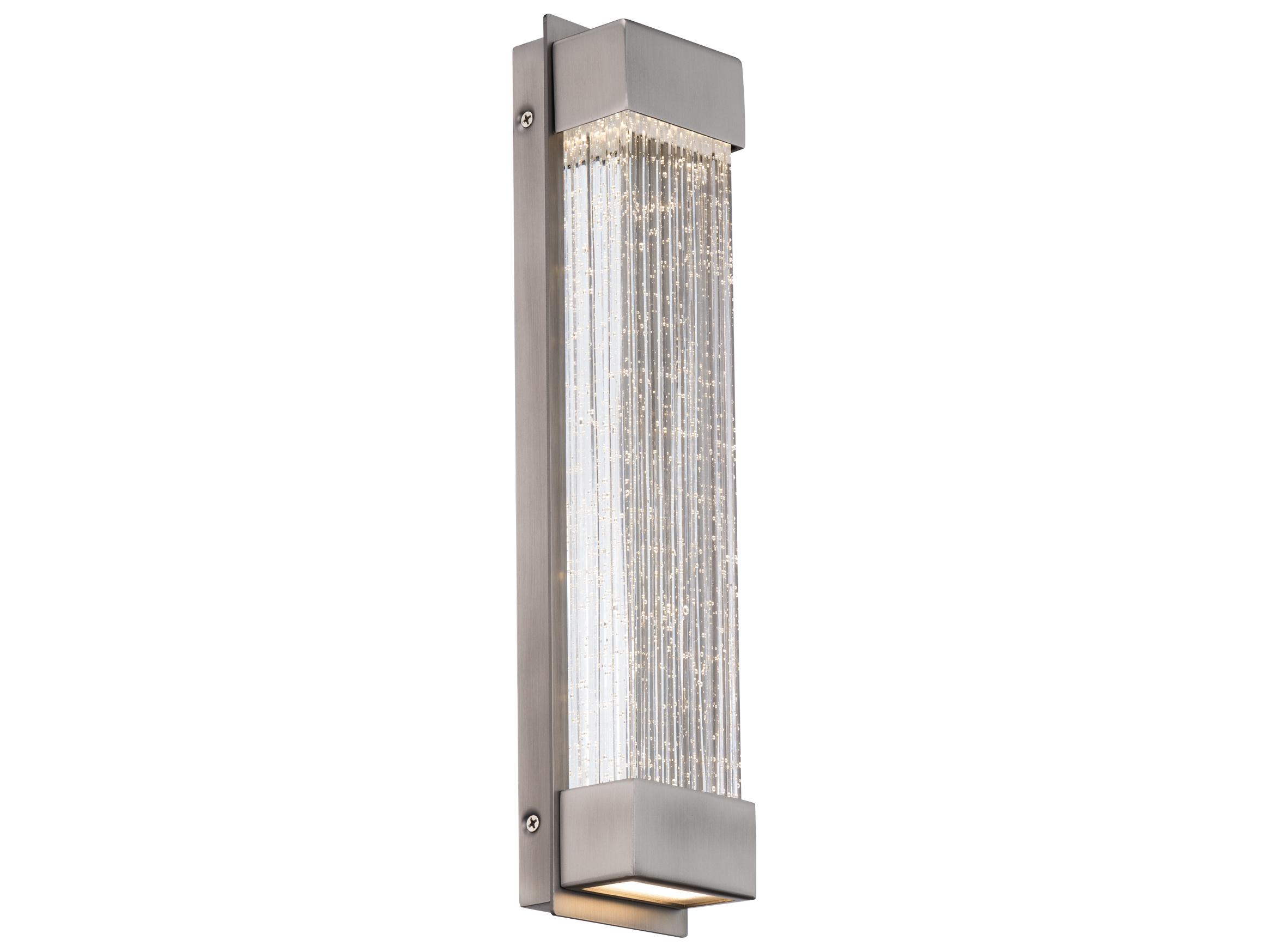 Modern Forms Tower 1-Light Brushed Nickel Vanity Light
