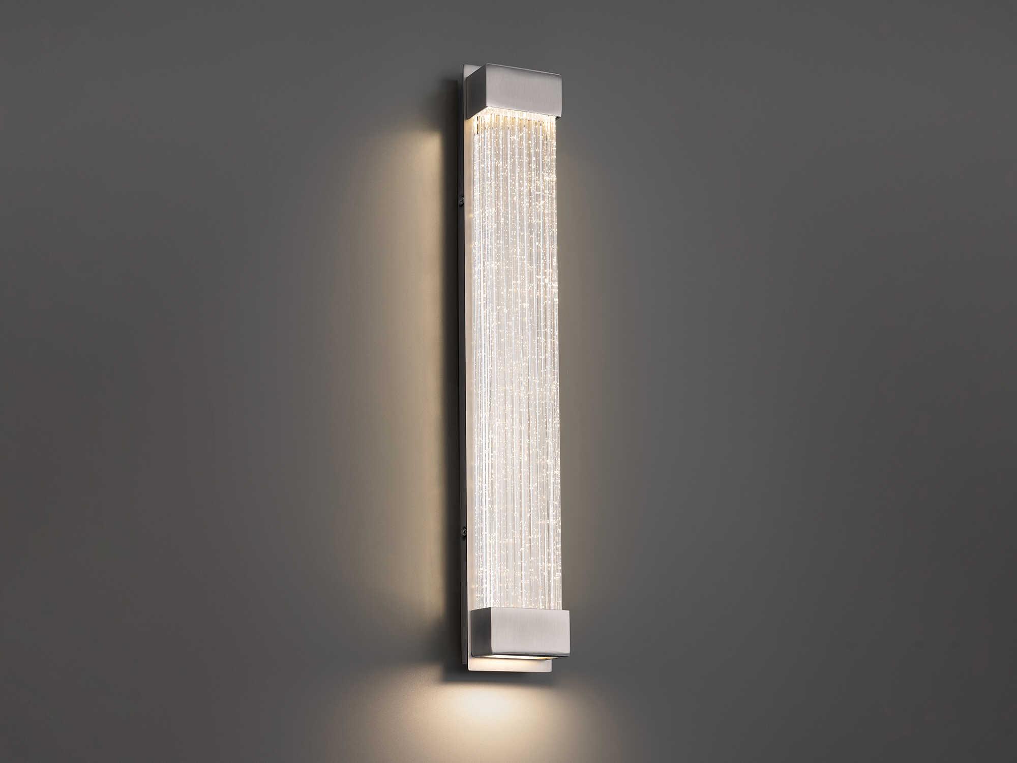 Modern Forms Tower 1-Light Brushed Nickel Vanity Light