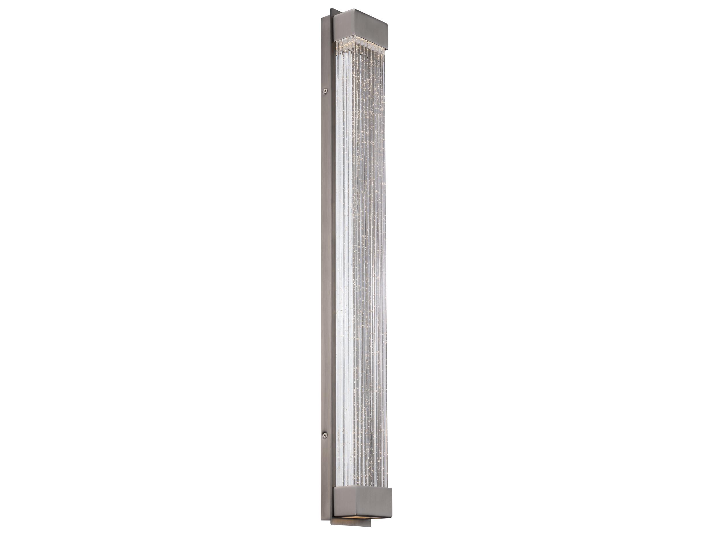 Modern Forms Tower 1-Light Brushed Nickel Vanity Light