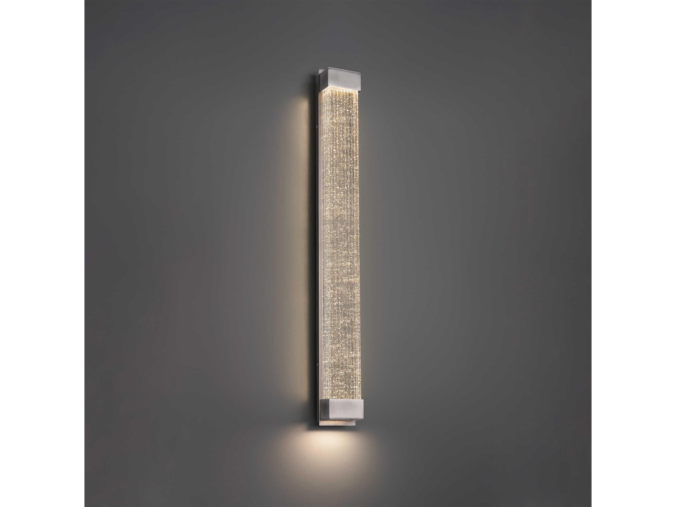 Modern Forms Tower 1-Light Brushed Nickel Vanity Light