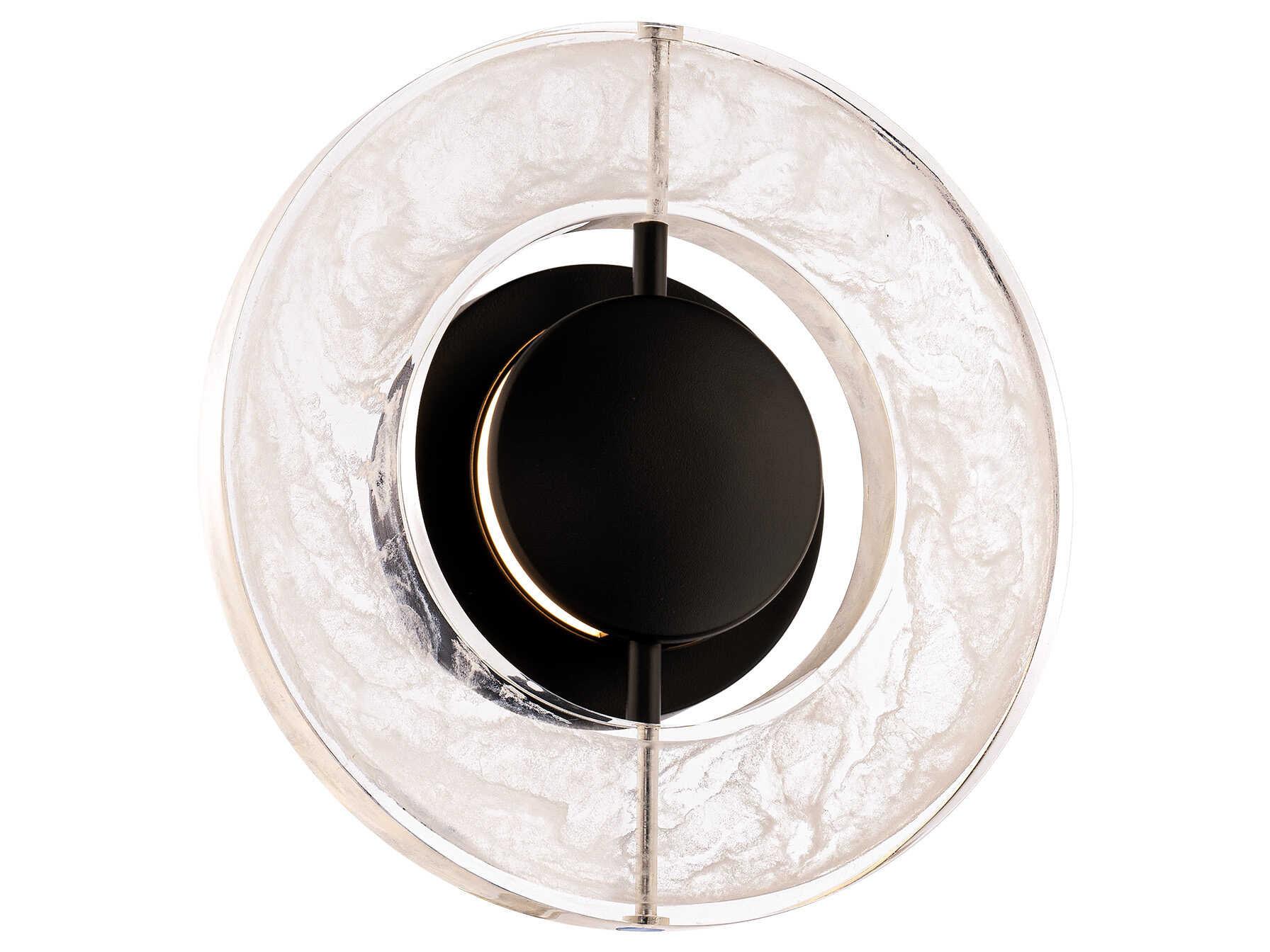Modern Forms Cymbal 1-Light Black LED Wall Sconce