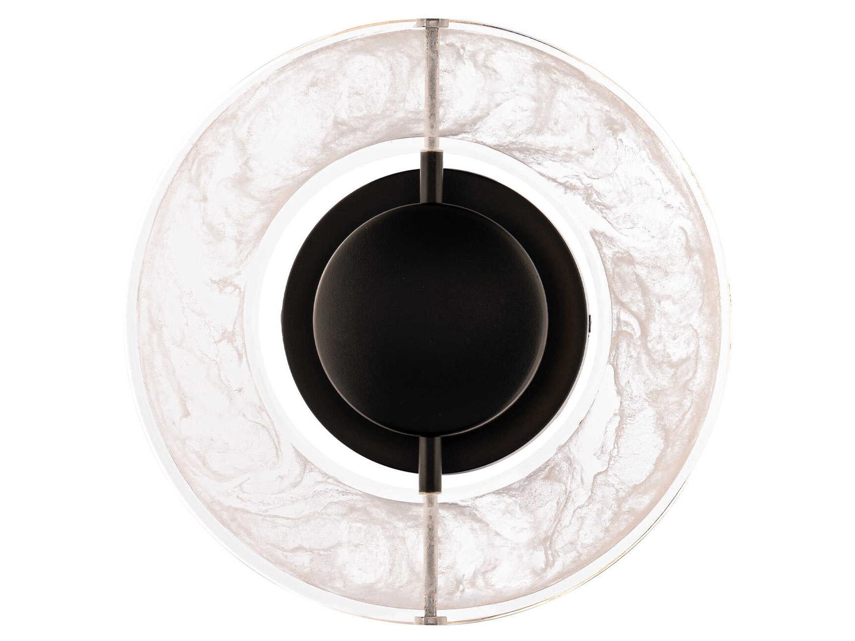 Modern Forms Cymbal 1-Light Black LED Wall Sconce