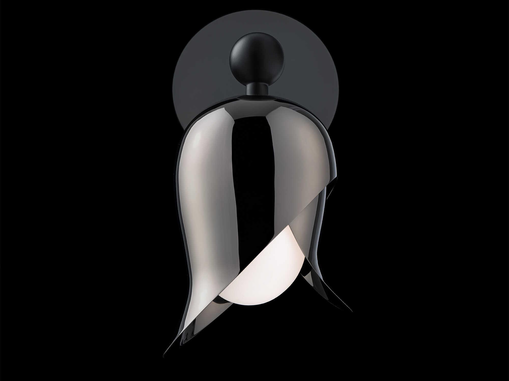 Modern Forms Elixir 1-Light Polished Black Nickel Wall Sconce