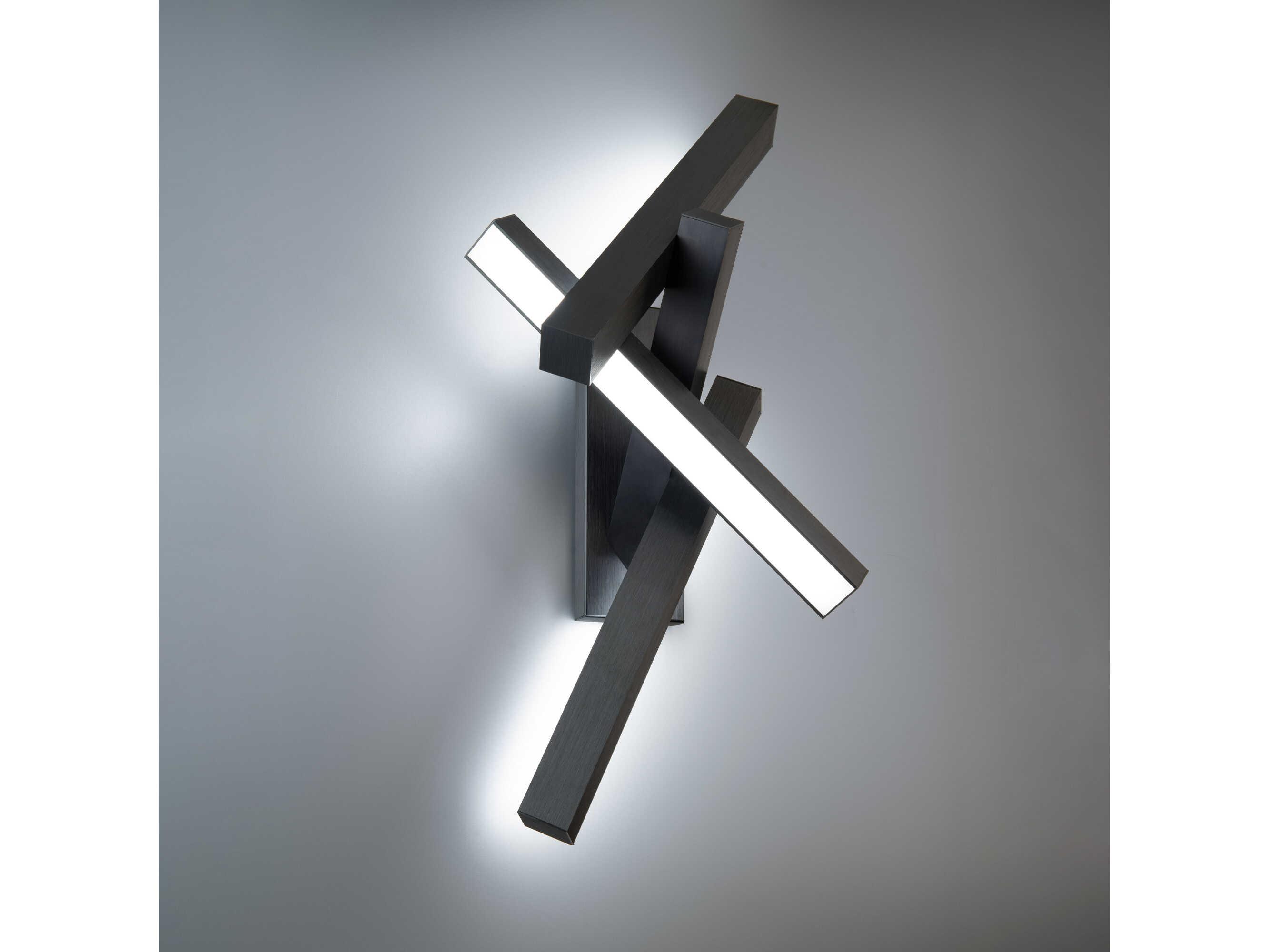 Modern Forms Chaos 4-Light Black LED Wall Sconce