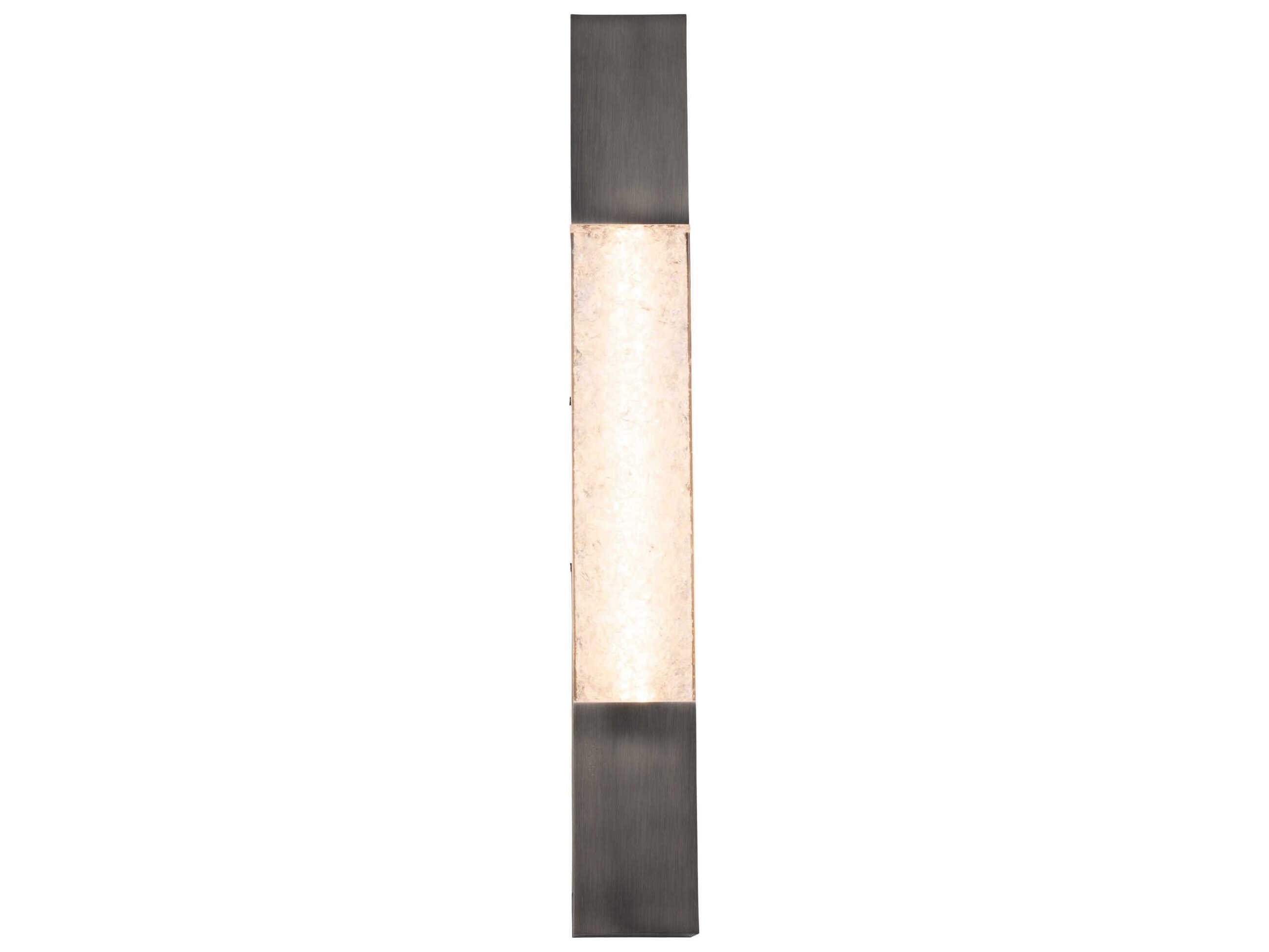 Modern Forms Ember 1-Light Antique Nickel Crystal LED Wall Sconce