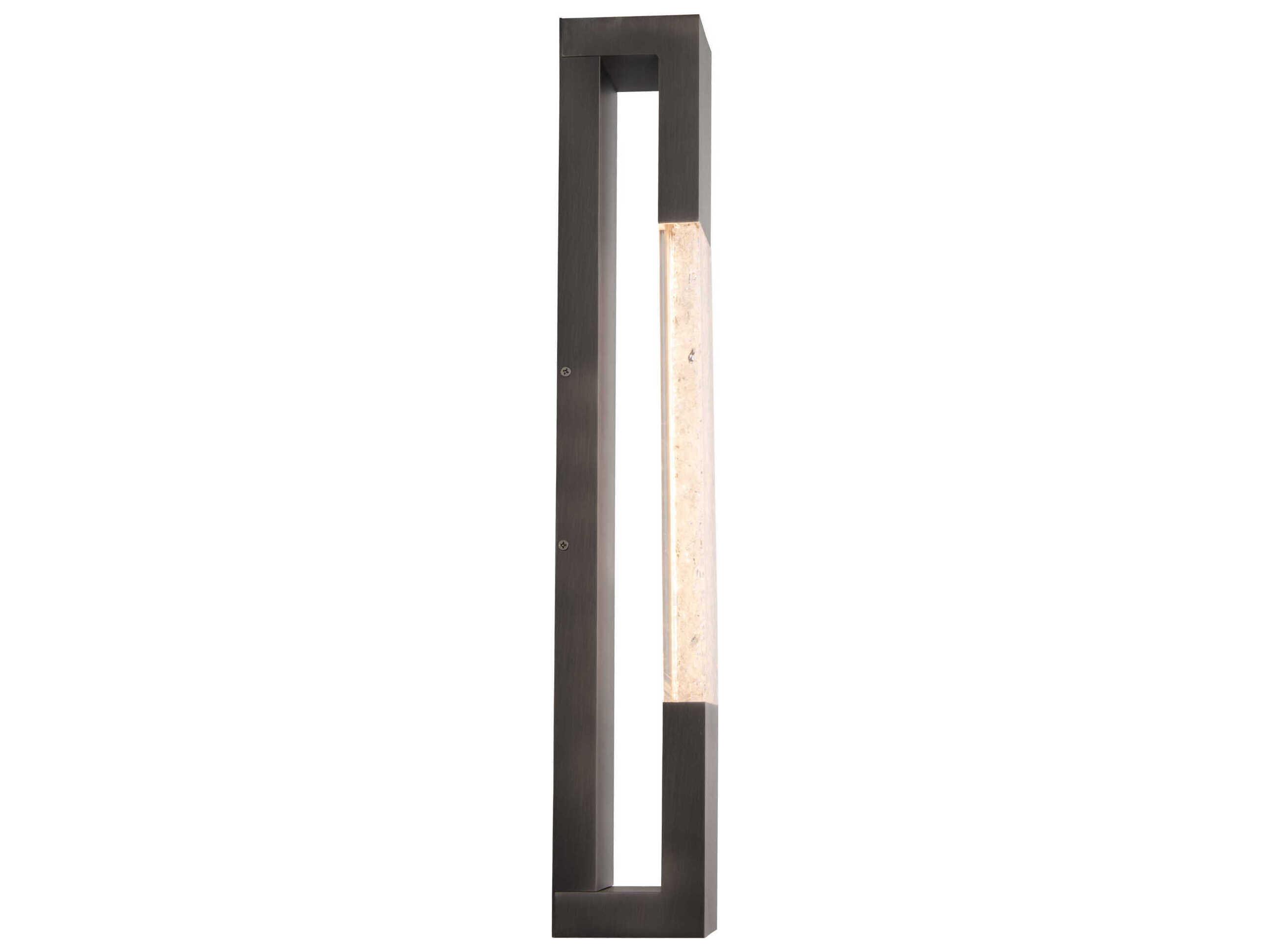 Modern Forms Ember 1-Light Antique Nickel Crystal LED Wall Sconce