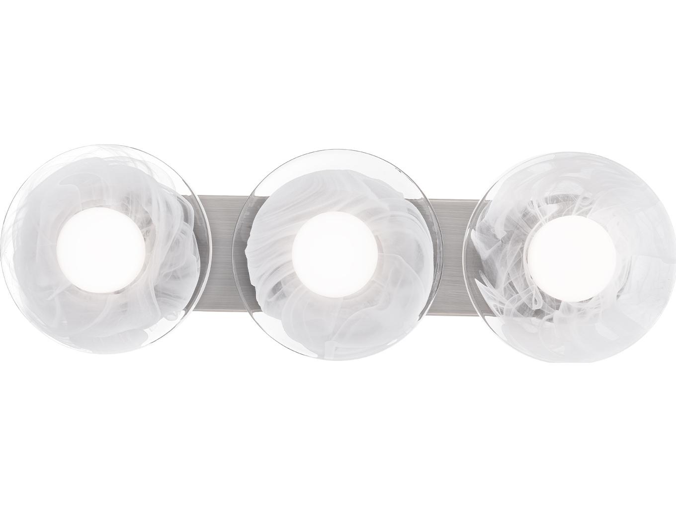 Modern Forms Fresco 3-Light Brushed Nickel Vanity Light