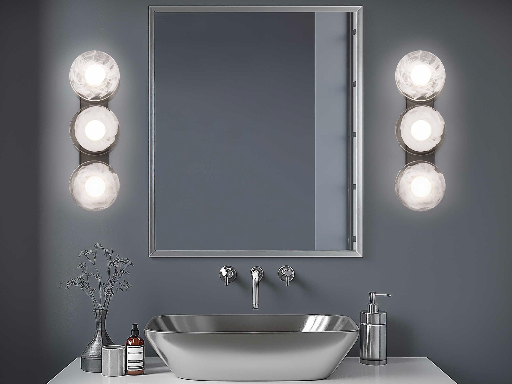 Modern Forms Fresco 3-Light Brushed Nickel Vanity Light