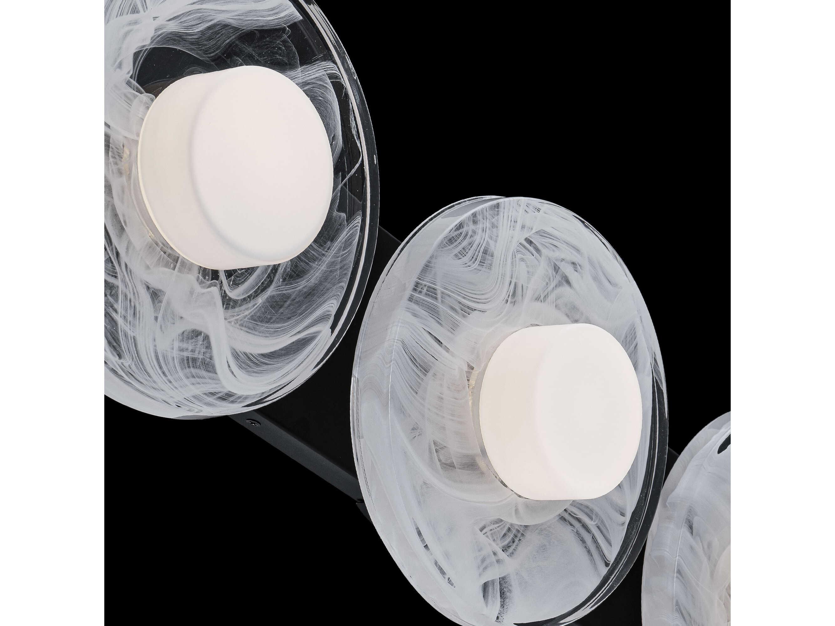 Modern Forms Fresco 4-Light Black Vanity Light