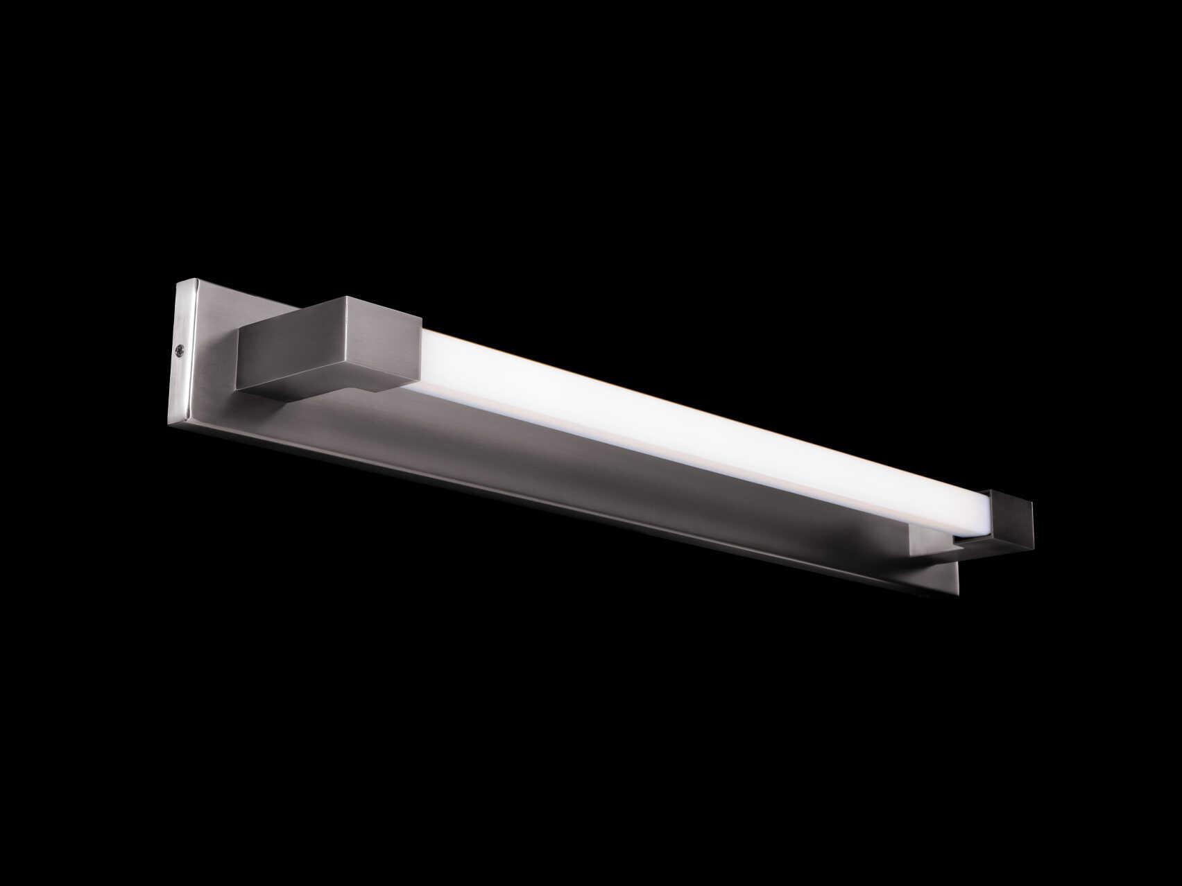 Modern Forms Barre 1-Light Brushed Nickel LED Vanity Light