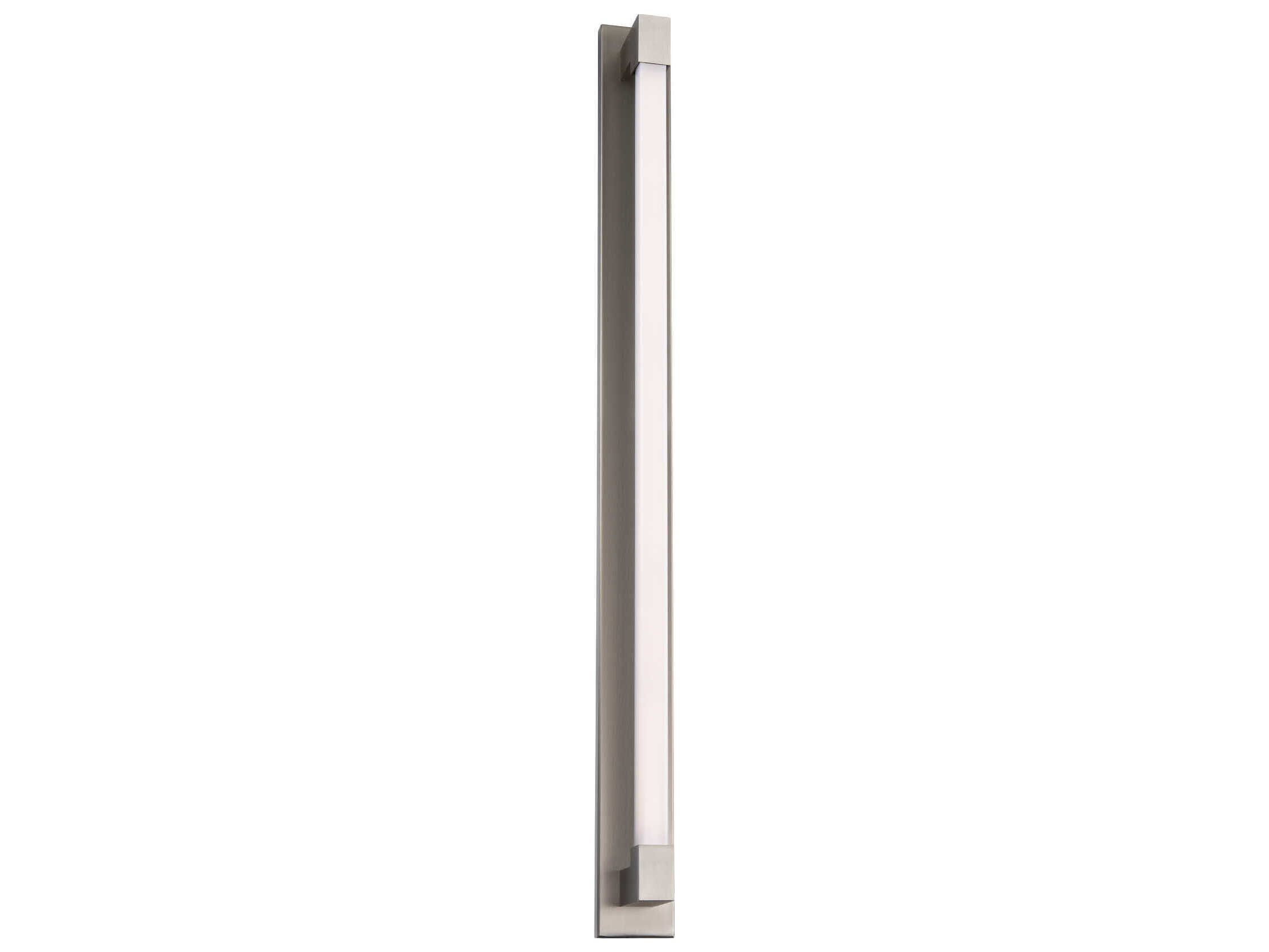Modern Forms Barre 1-Light Brushed Nickel LED Vanity Light