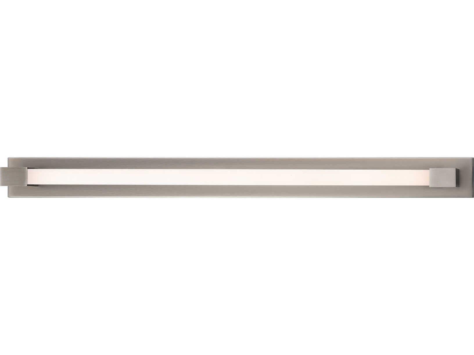 Modern Forms Barre 1-Light Brushed Nickel LED Vanity Light