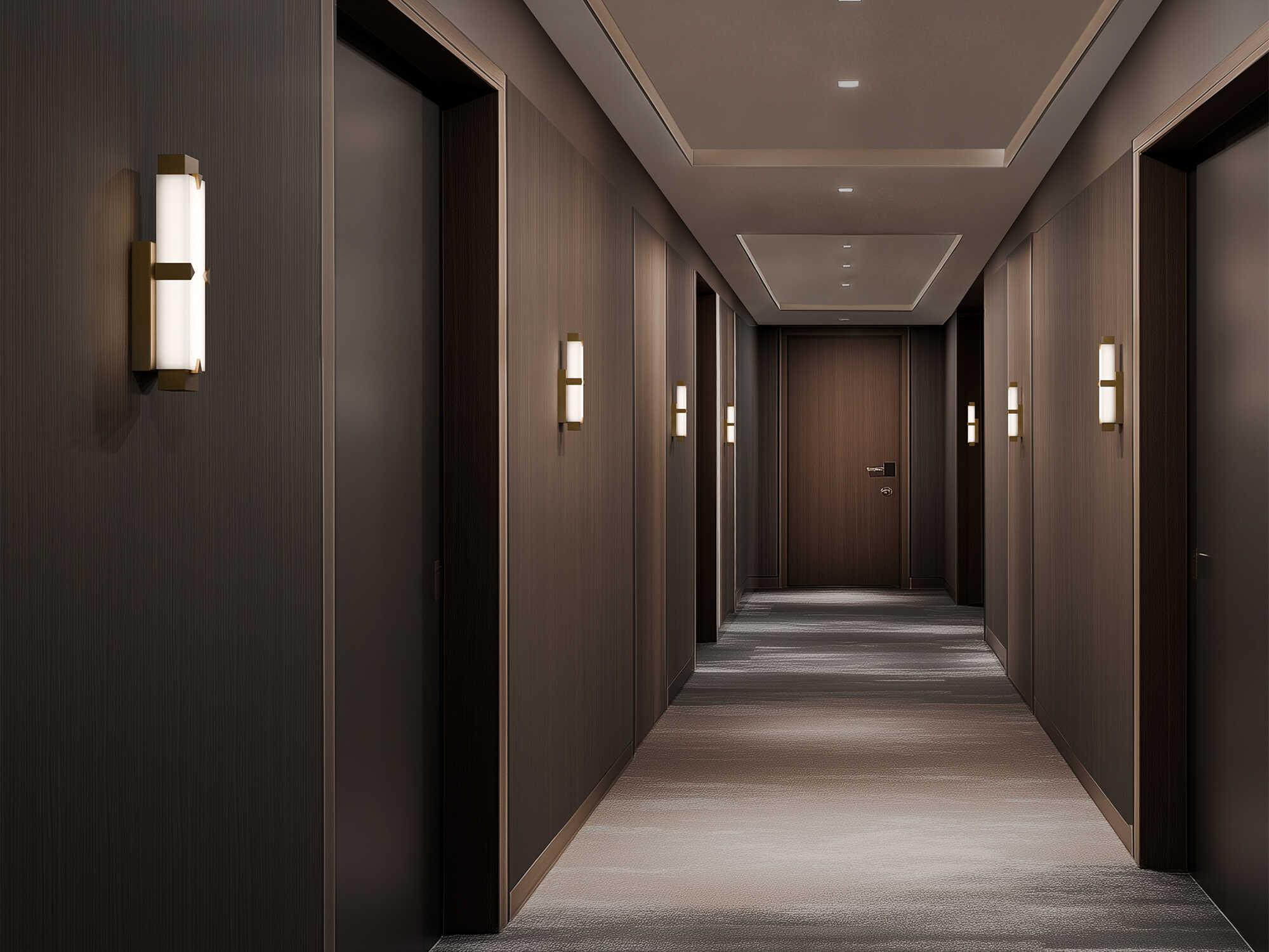 Modern Forms Carlisle 1-Light Aged Brass Wall Sconce