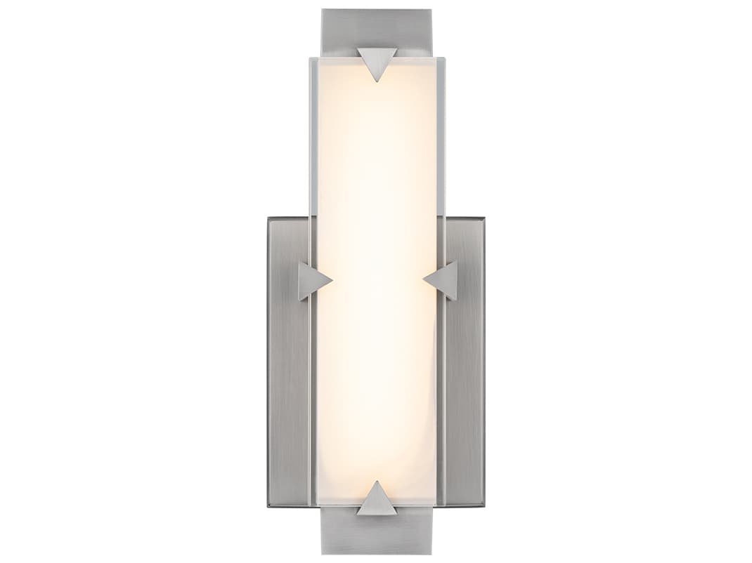 Modern Forms Carlisle 1-Light Brushed Nickel Wall Sconce