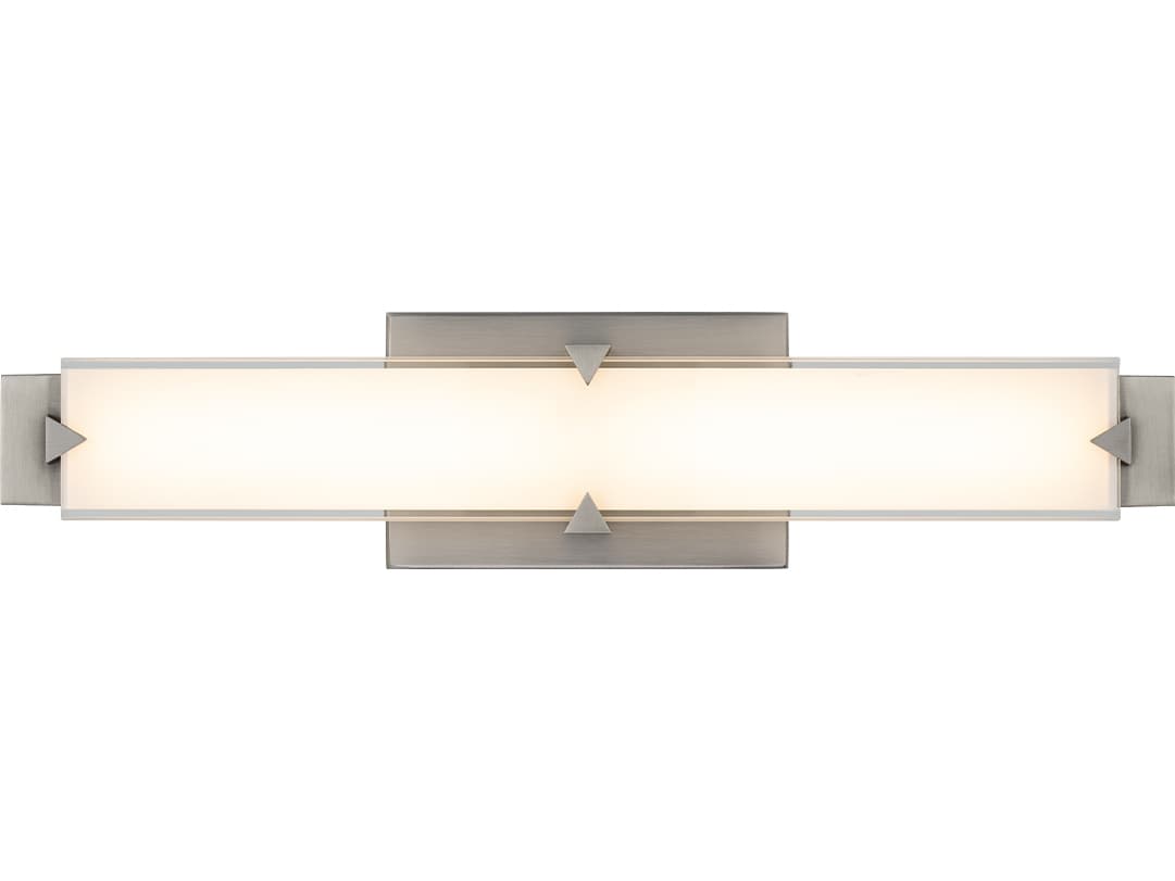 Modern Forms Carlisle 1-Light Brushed Nickel Vanity Light