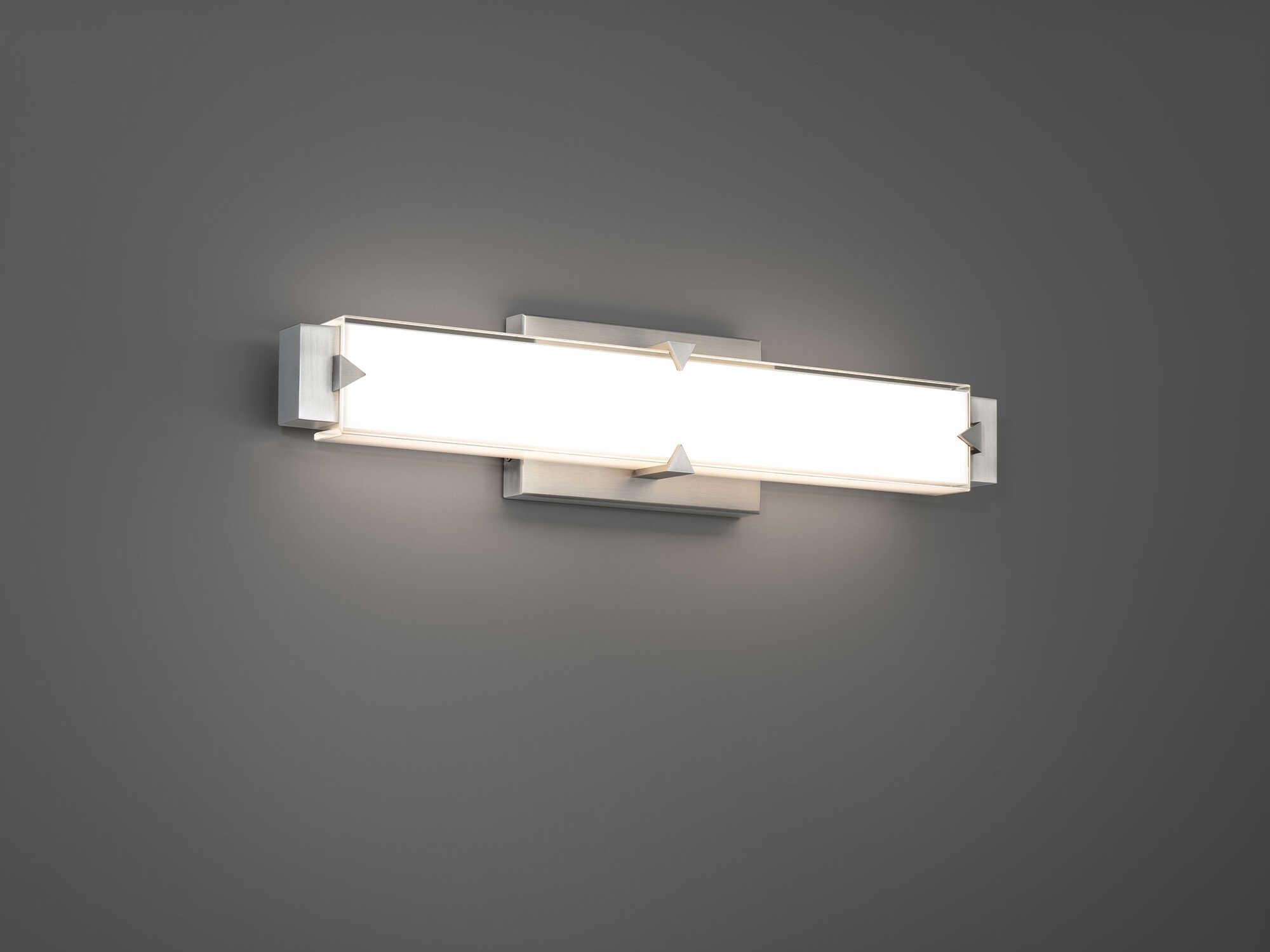 Modern Forms Carlisle 1-Light Brushed Nickel Vanity Light