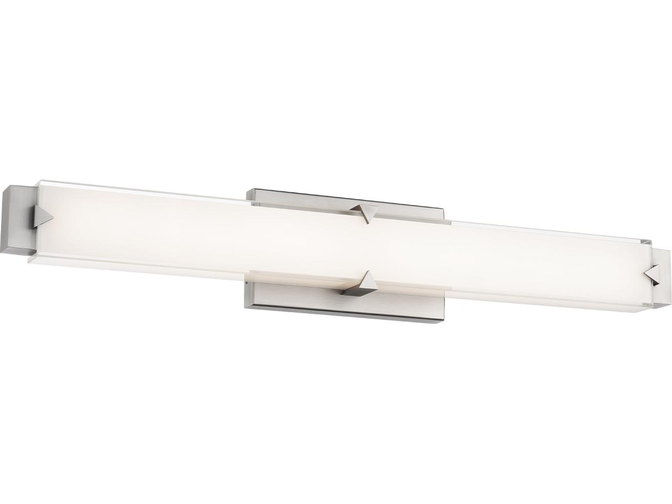 Modern Forms Carlisle 1-Light Brushed Nickel Vanity Light
