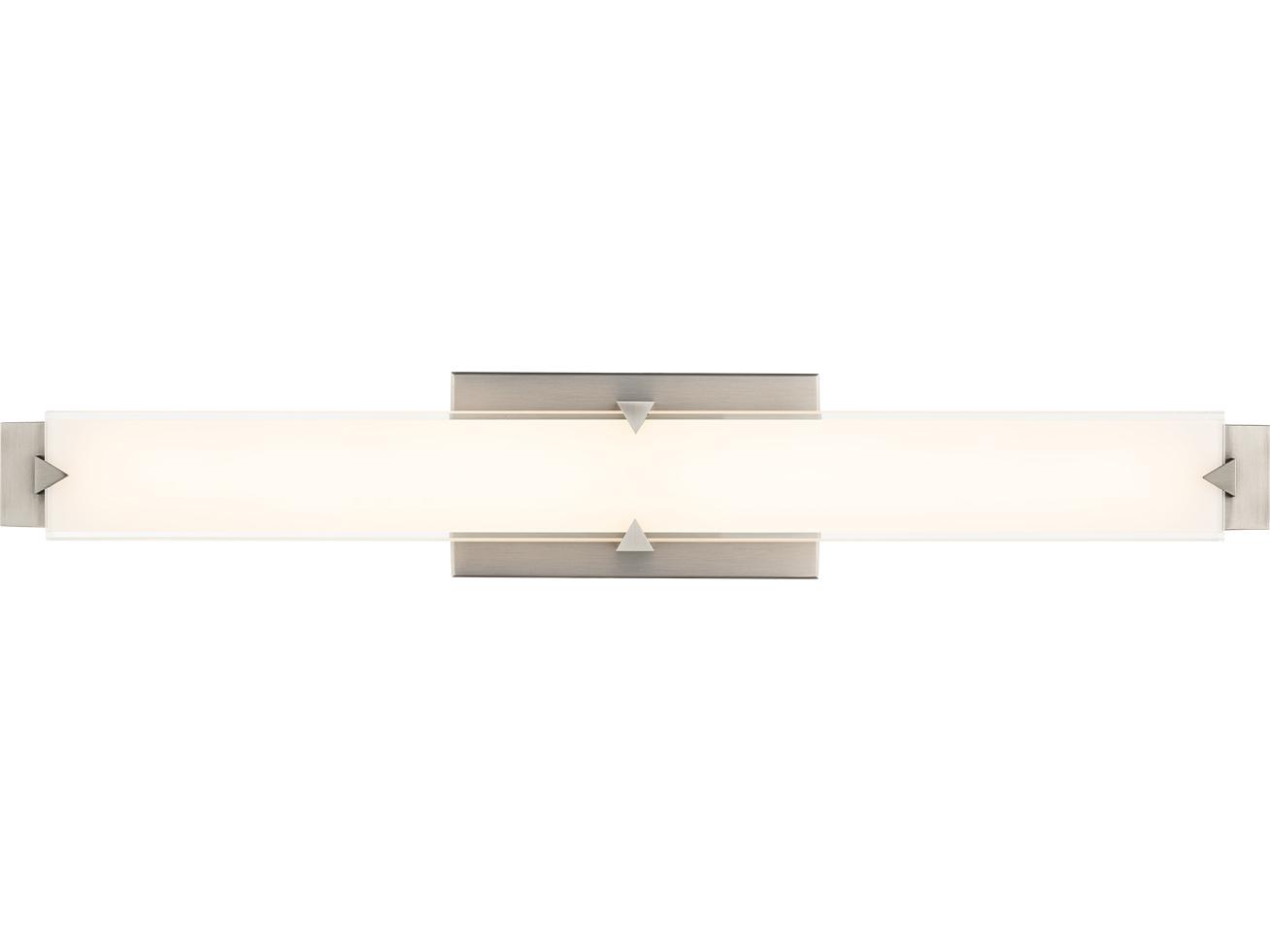Modern Forms Carlisle 1-Light Brushed Nickel Vanity Light