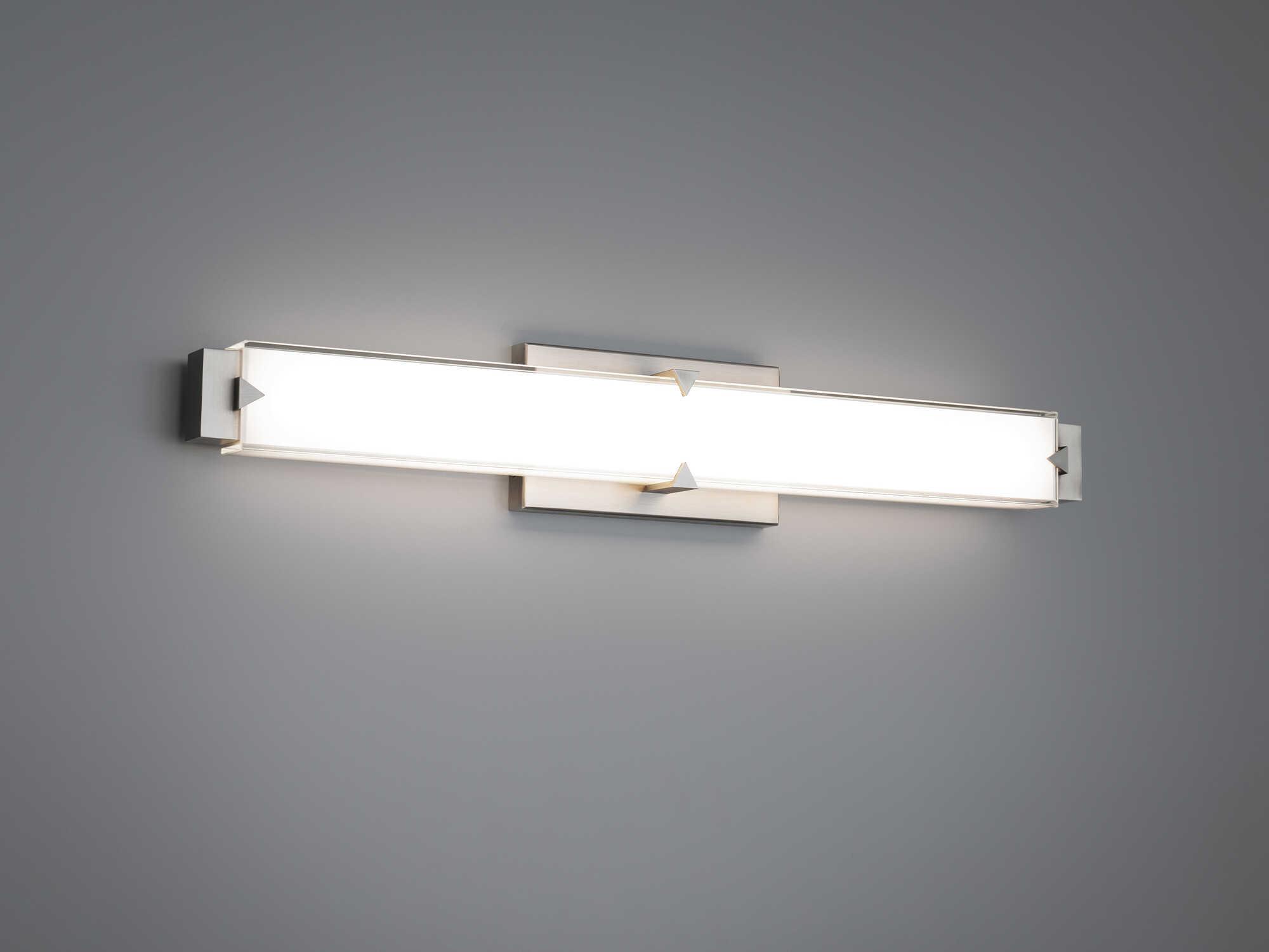 Modern Forms Carlisle 1-Light Brushed Nickel Vanity Light