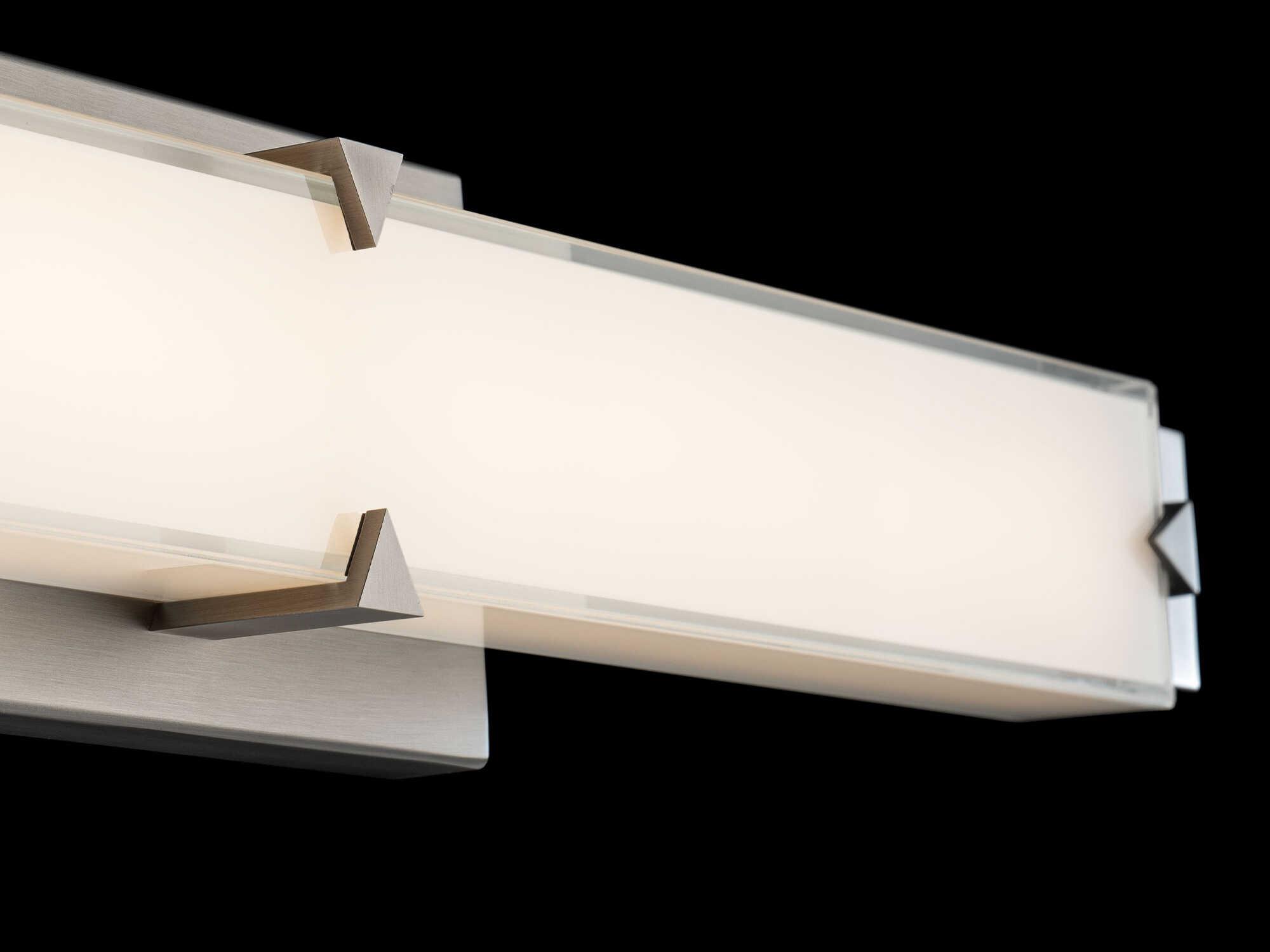 Modern Forms Carlisle 1-Light Brushed Nickel Vanity Light
