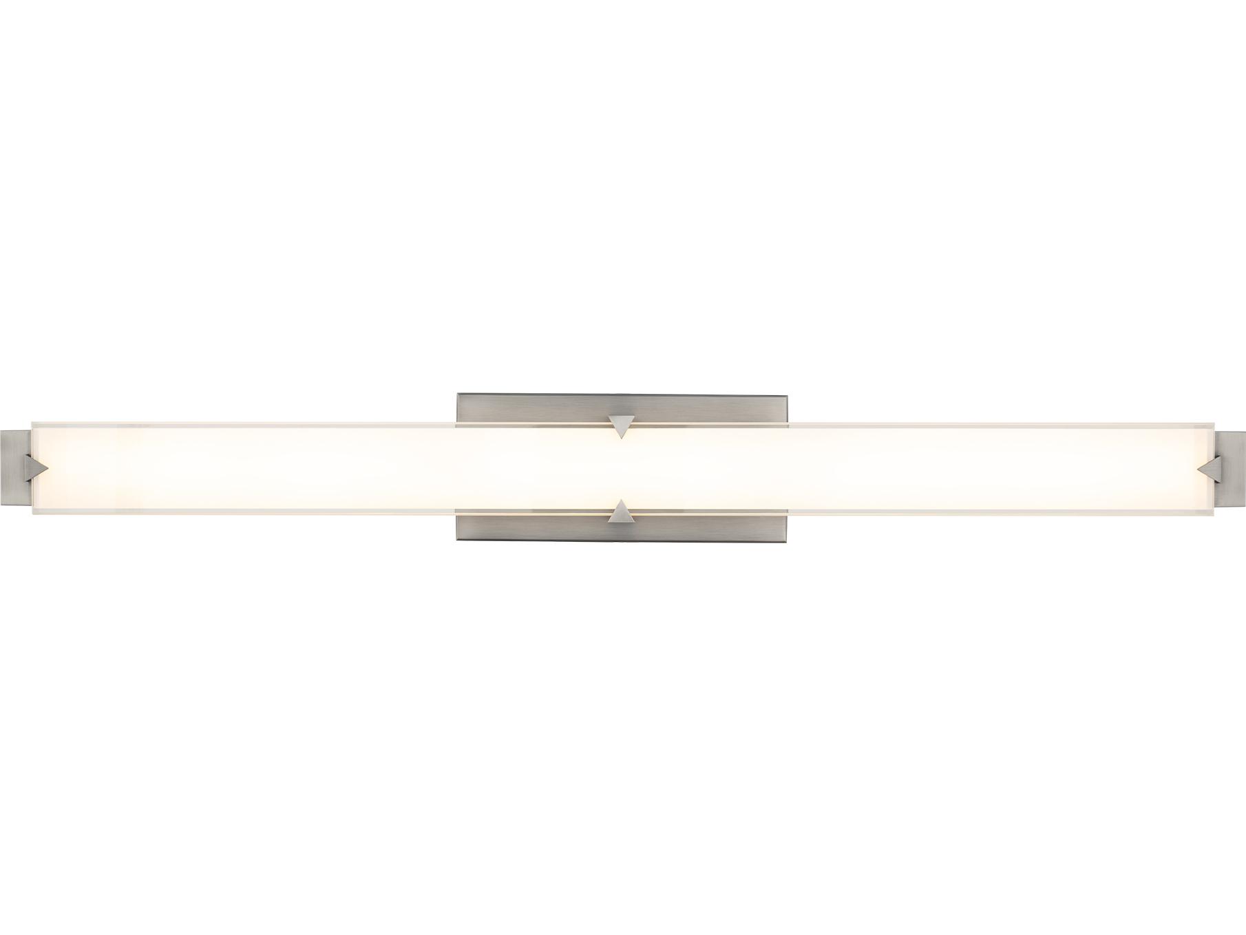 Modern Forms Carlisle 1-Light Brushed Nickel Vanity Light