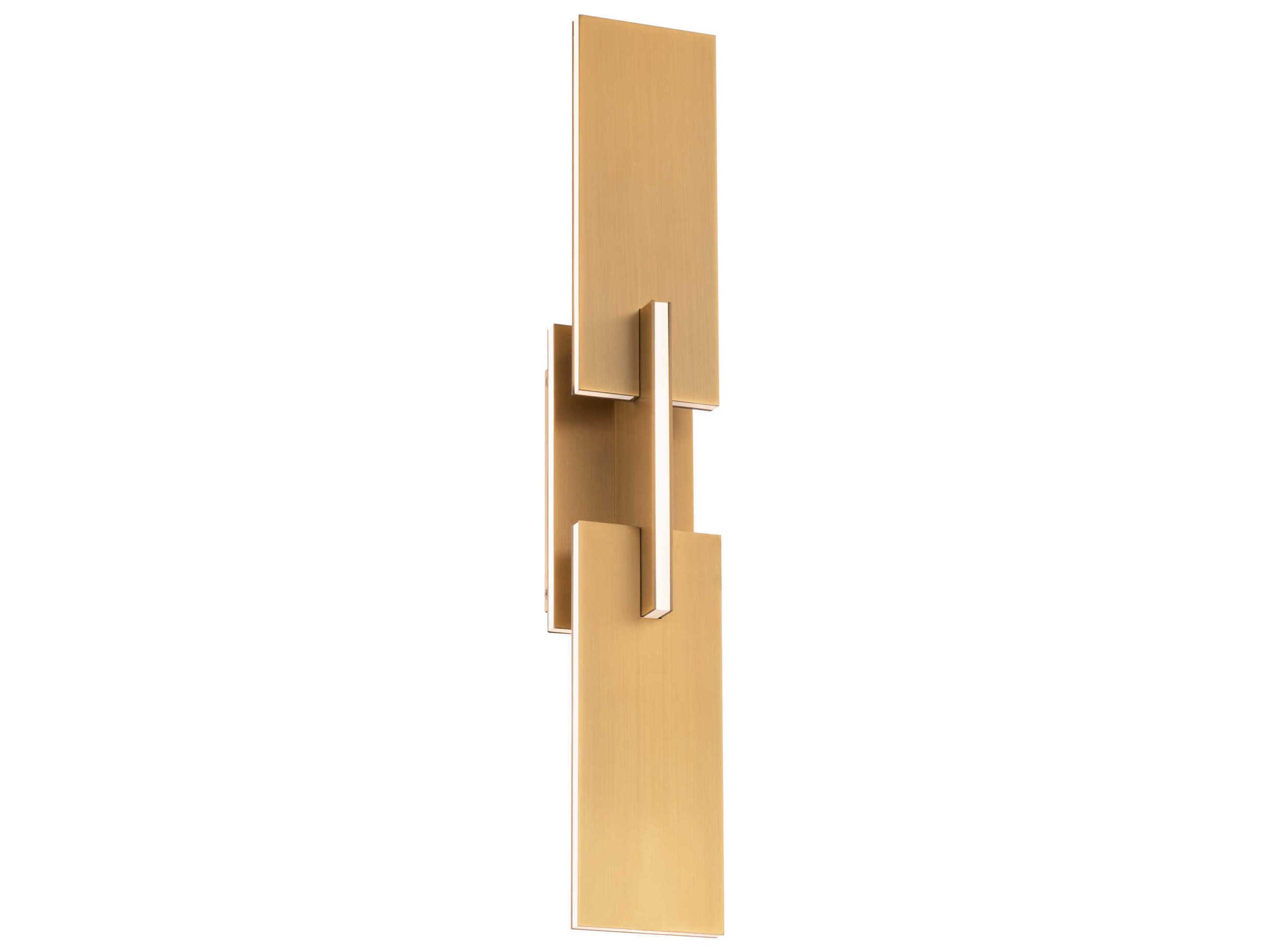 Modern Forms Amari 4-Light Aged Brass LED Wall Sconce