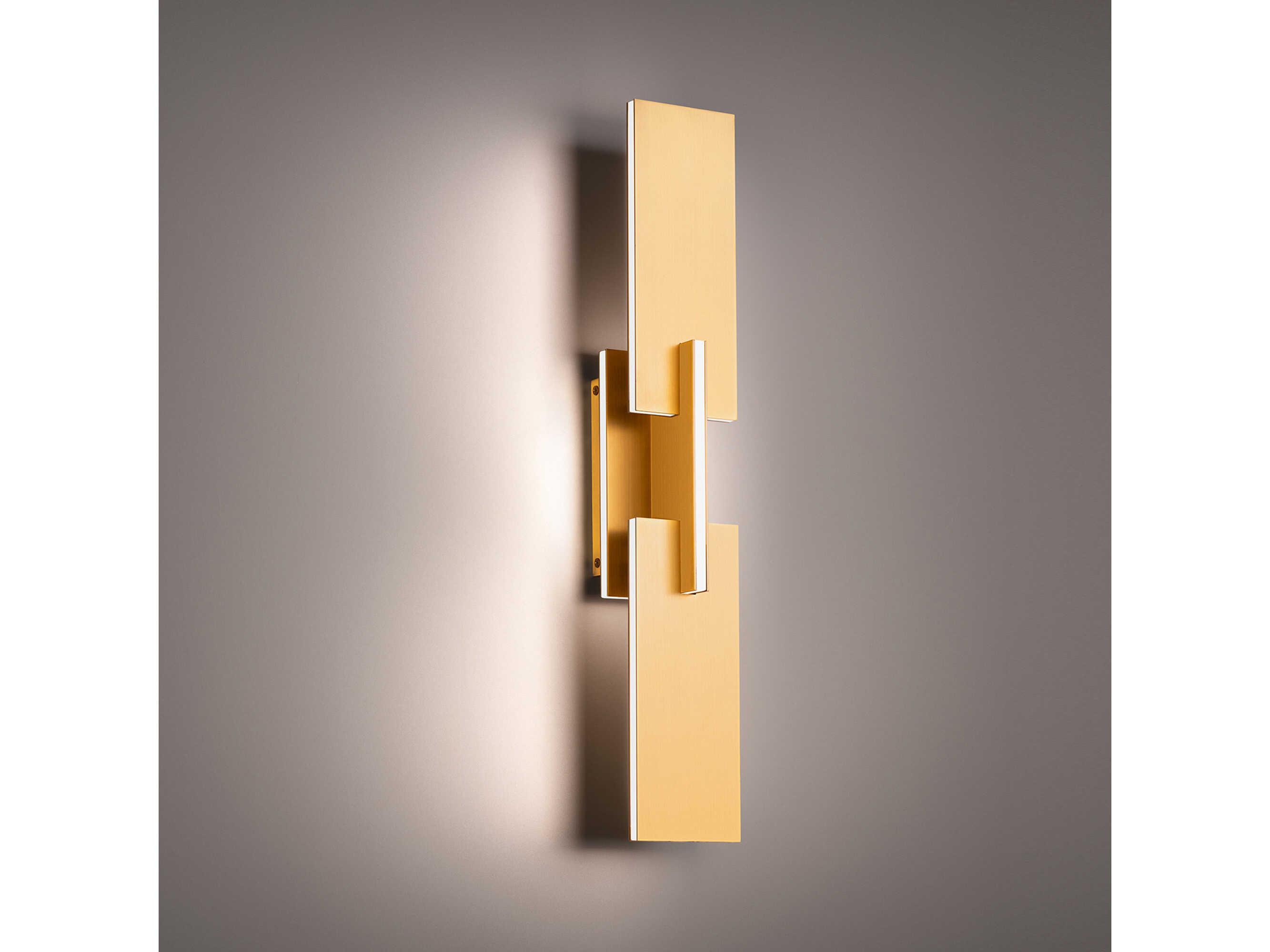 Modern Forms Amari 4-Light Aged Brass LED Wall Sconce