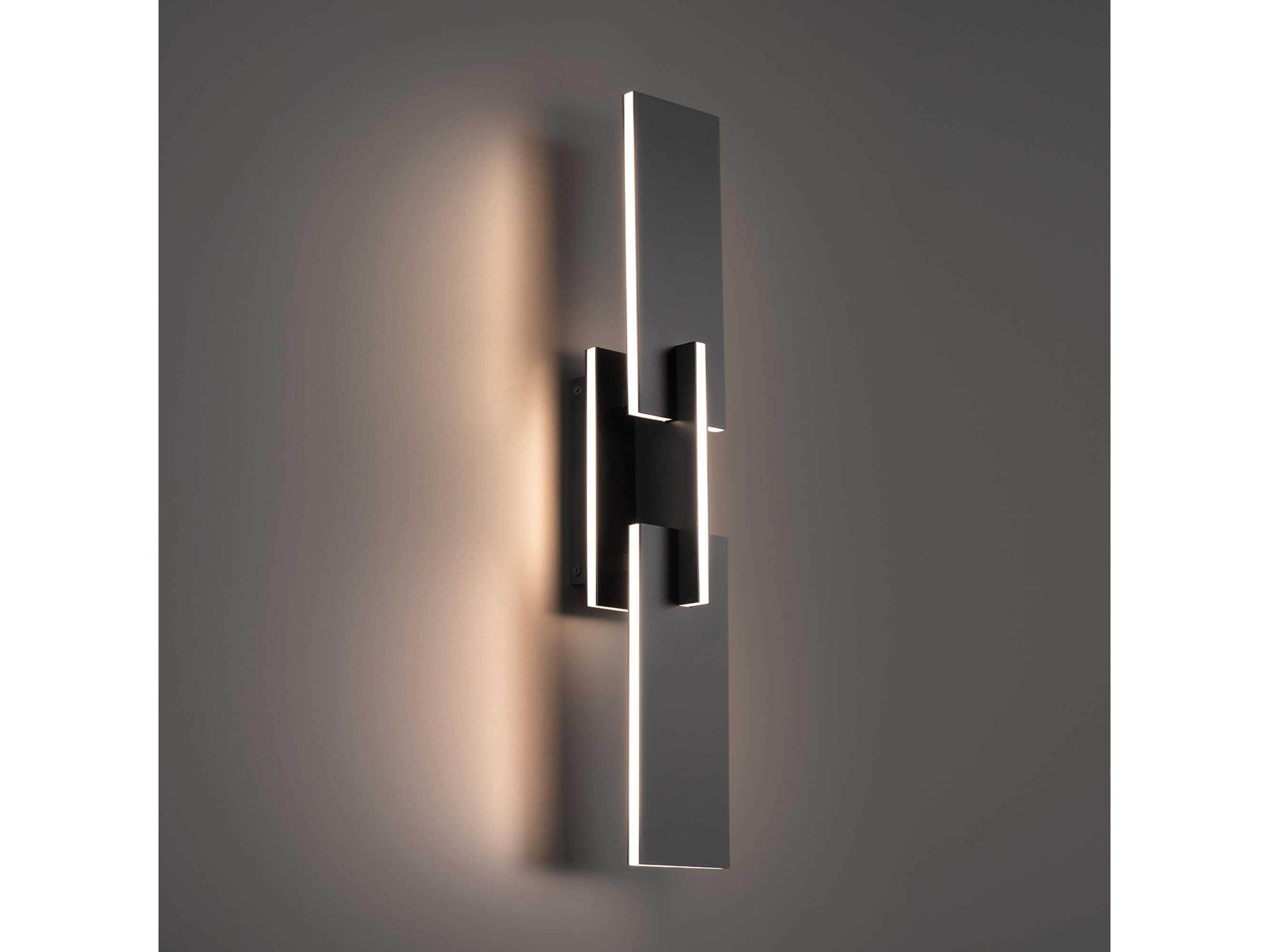 Modern Forms Amari 4-Light Black LED Wall Sconce
