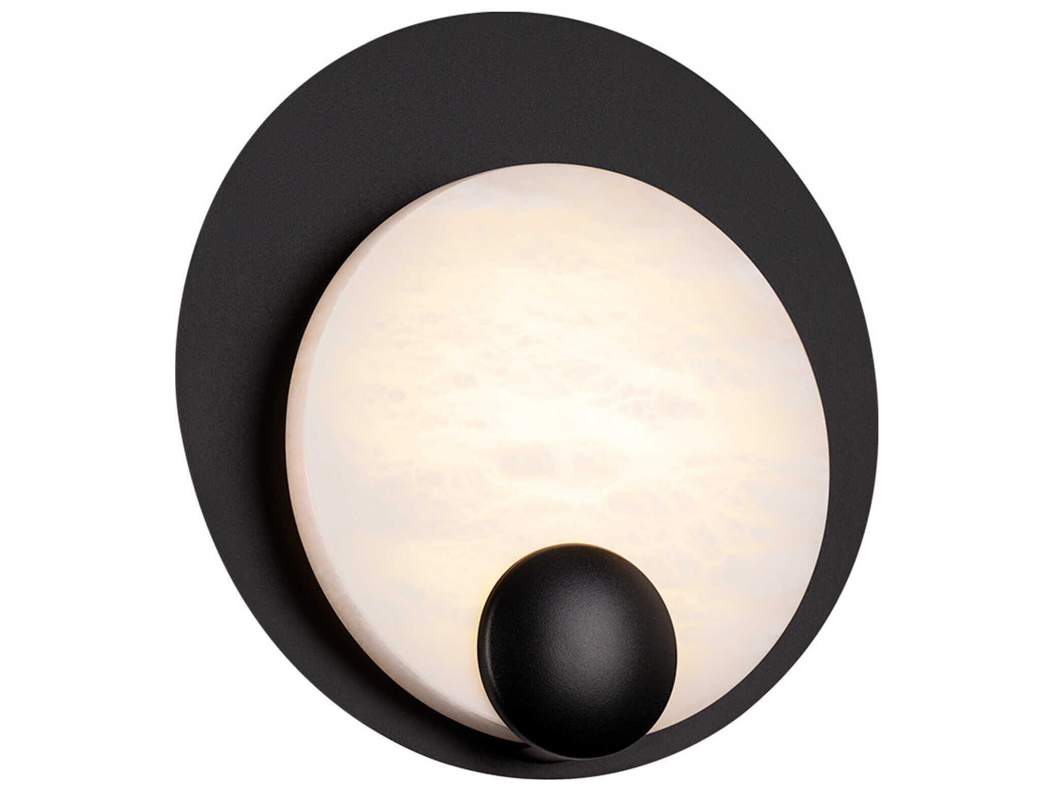 Modern Forms Rowlings 1-Light Black Glass LED Wall Sconce