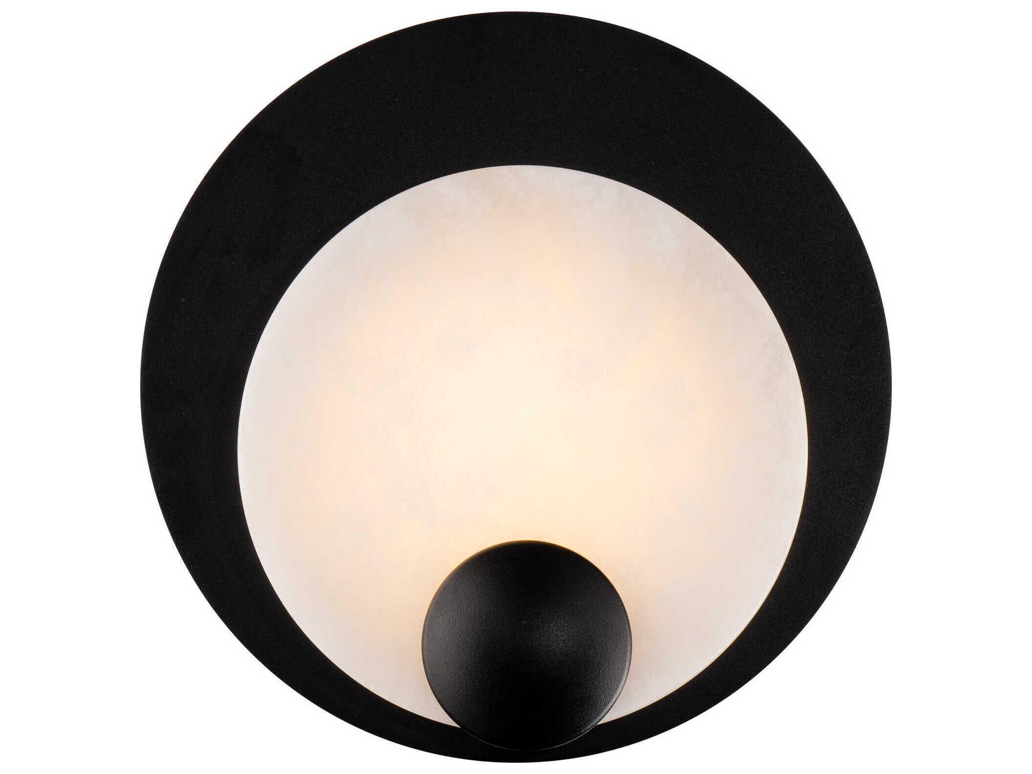 Modern Forms Rowlings 1-Light Black Glass LED Wall Sconce