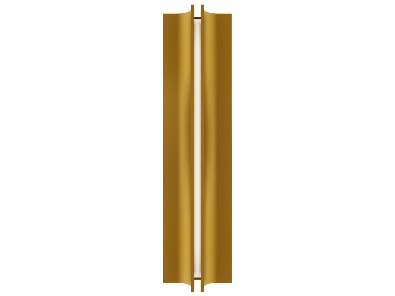 Modern Forms Strait 1-Light Aged Brass Wall Sconce