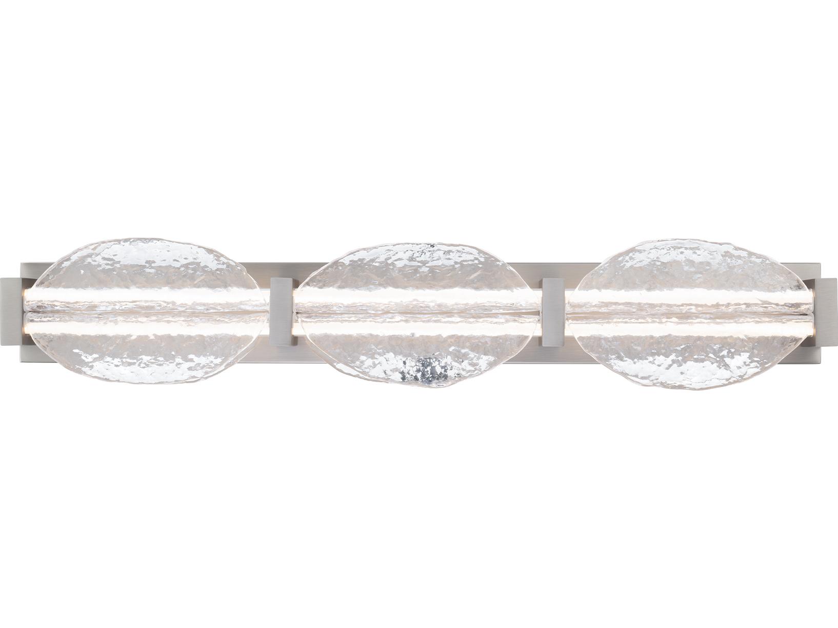 Modern Forms Deco 3-Light Brushed Nickel Vanity Light